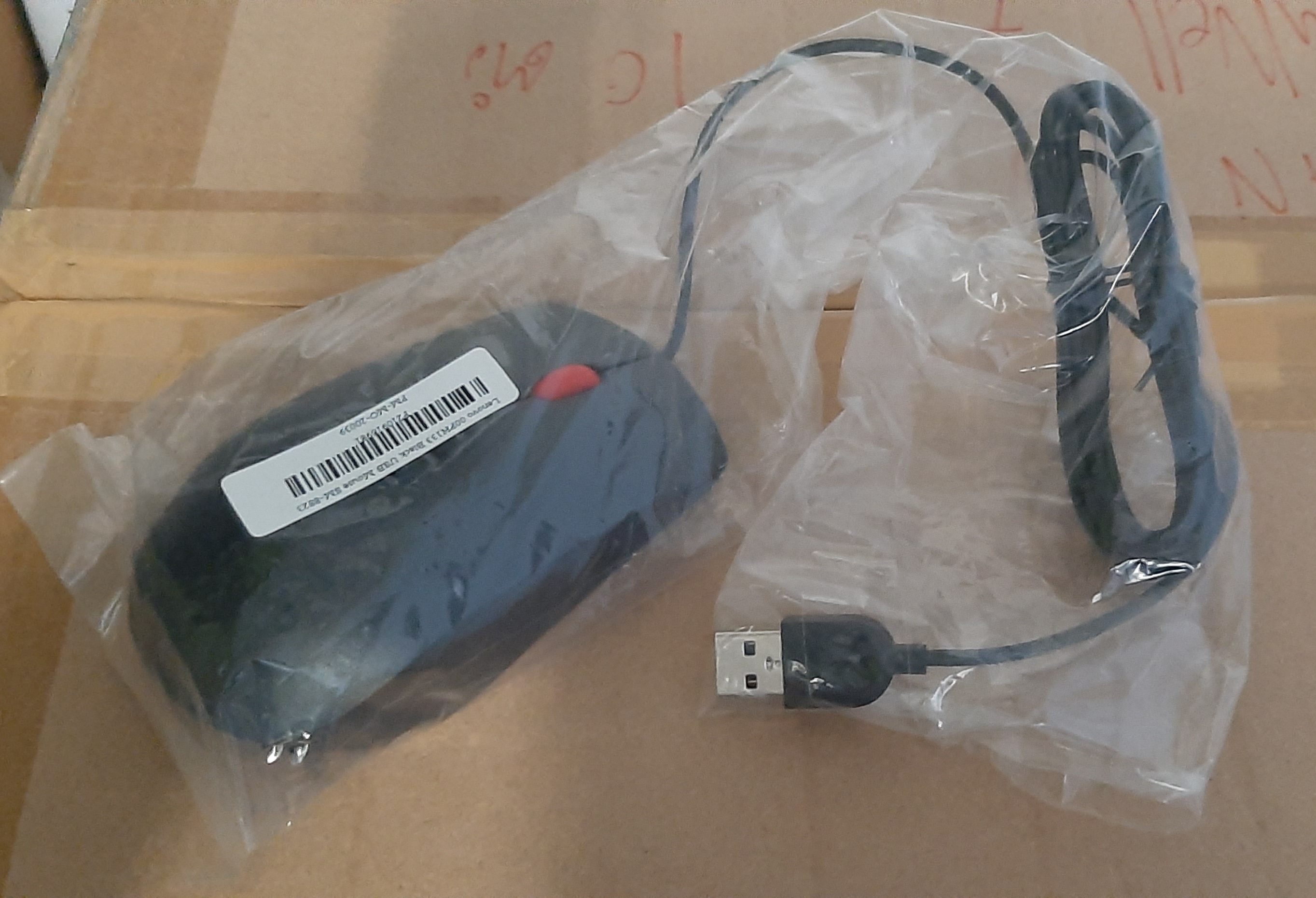 เม้าท์เลโนโว่ (ใหม่) สภาพดี ประกันร้าน 1 เดือน Lenovo 00PH133 Black USB Mouse SM-8823