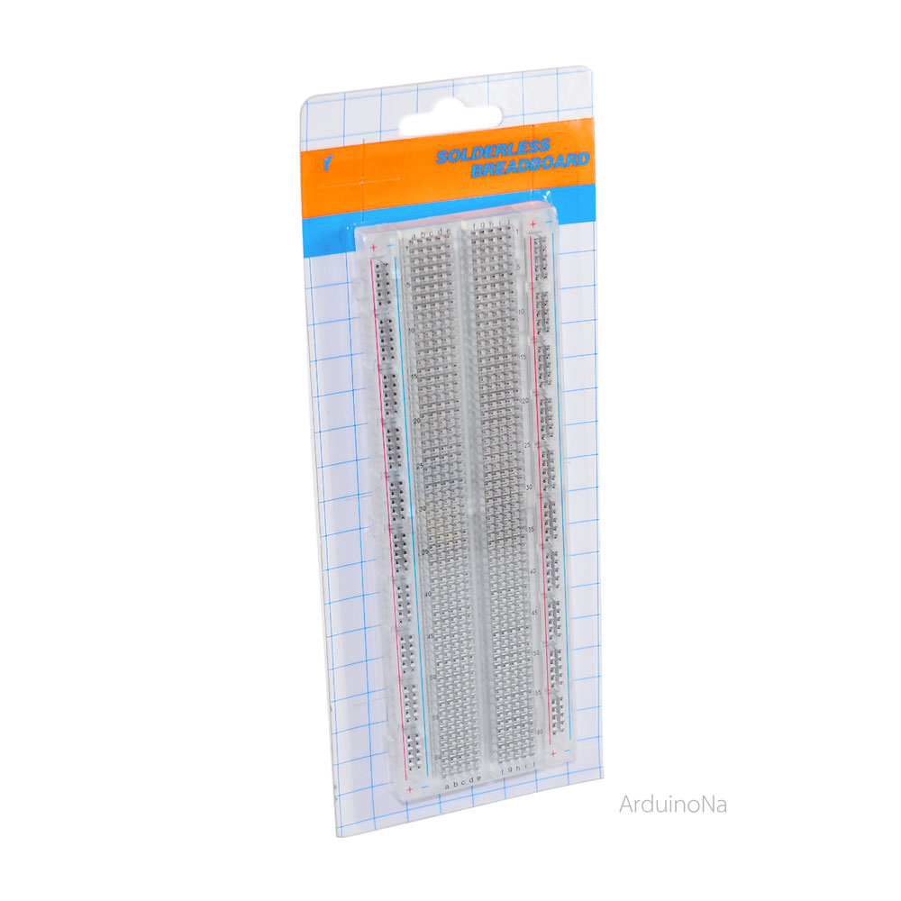 Breadboard 830 hole MB-102 บอร์ดทดลองแบบใส 830รู