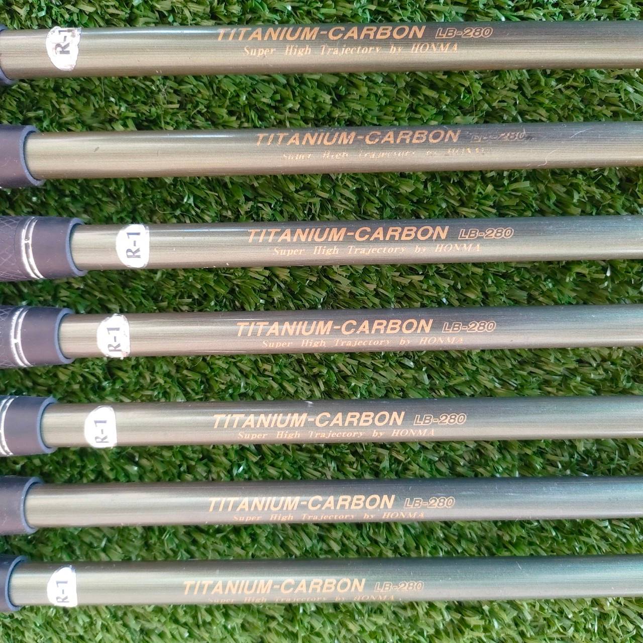 ชุดเหล็ก HONMA LB280 มีเหล็ก 6 -11 และ SW ก้าน TITANIUM CARBON LB-280 R-1 ใส่กริพ GOLF PRIDE มาอย่างดี อย่างแพง ไม้กอล์ฟมือสอง ของแท้ BY NakaraLuxurious