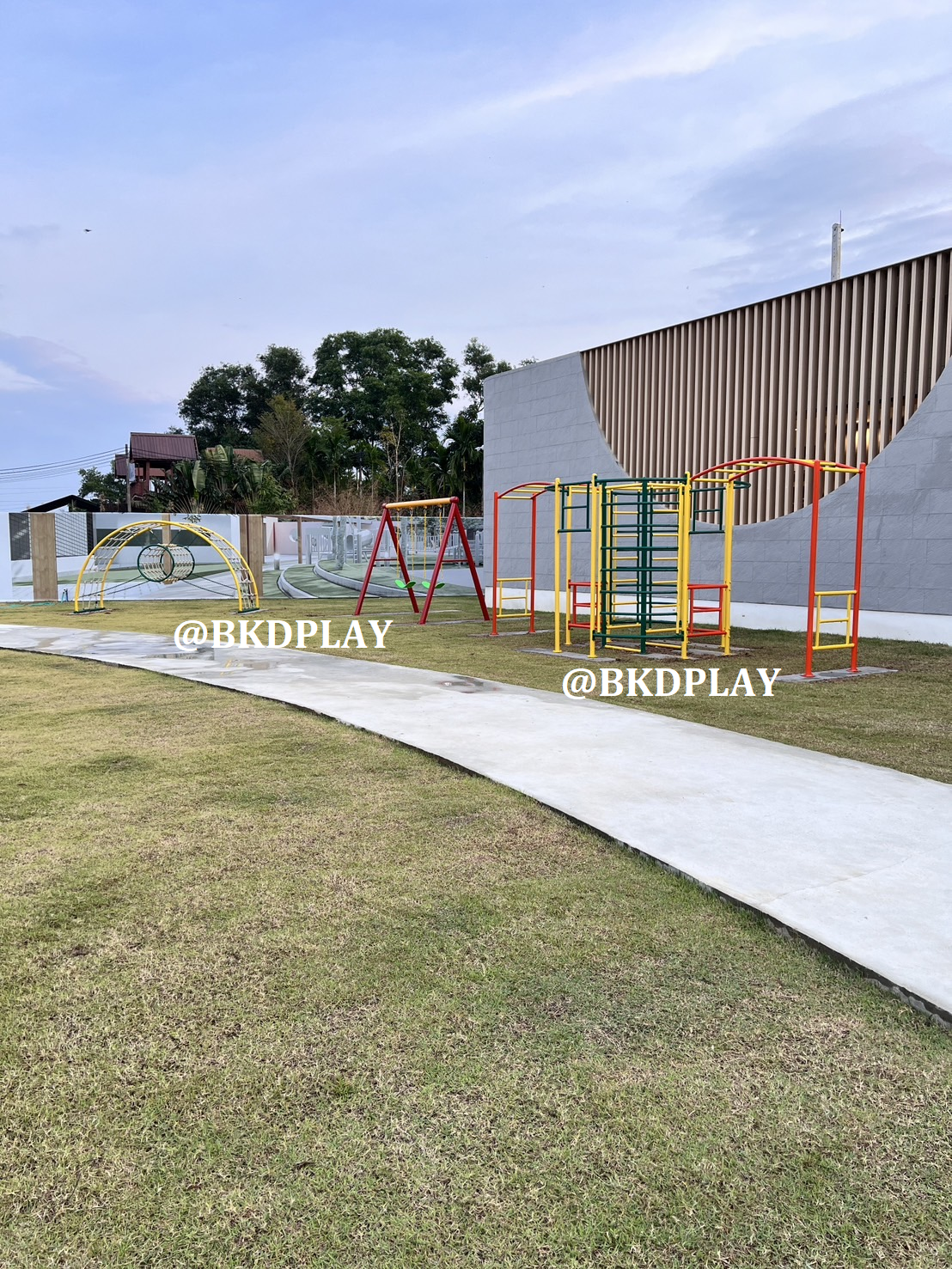 ชิงช้า2ที่นั่ง, เครื่องเล่นสนามเหล็กนำเข้า, ของเล่นสนาม, เครื่องเล่นสนามกลางแจ้ง พร้อมส่ง