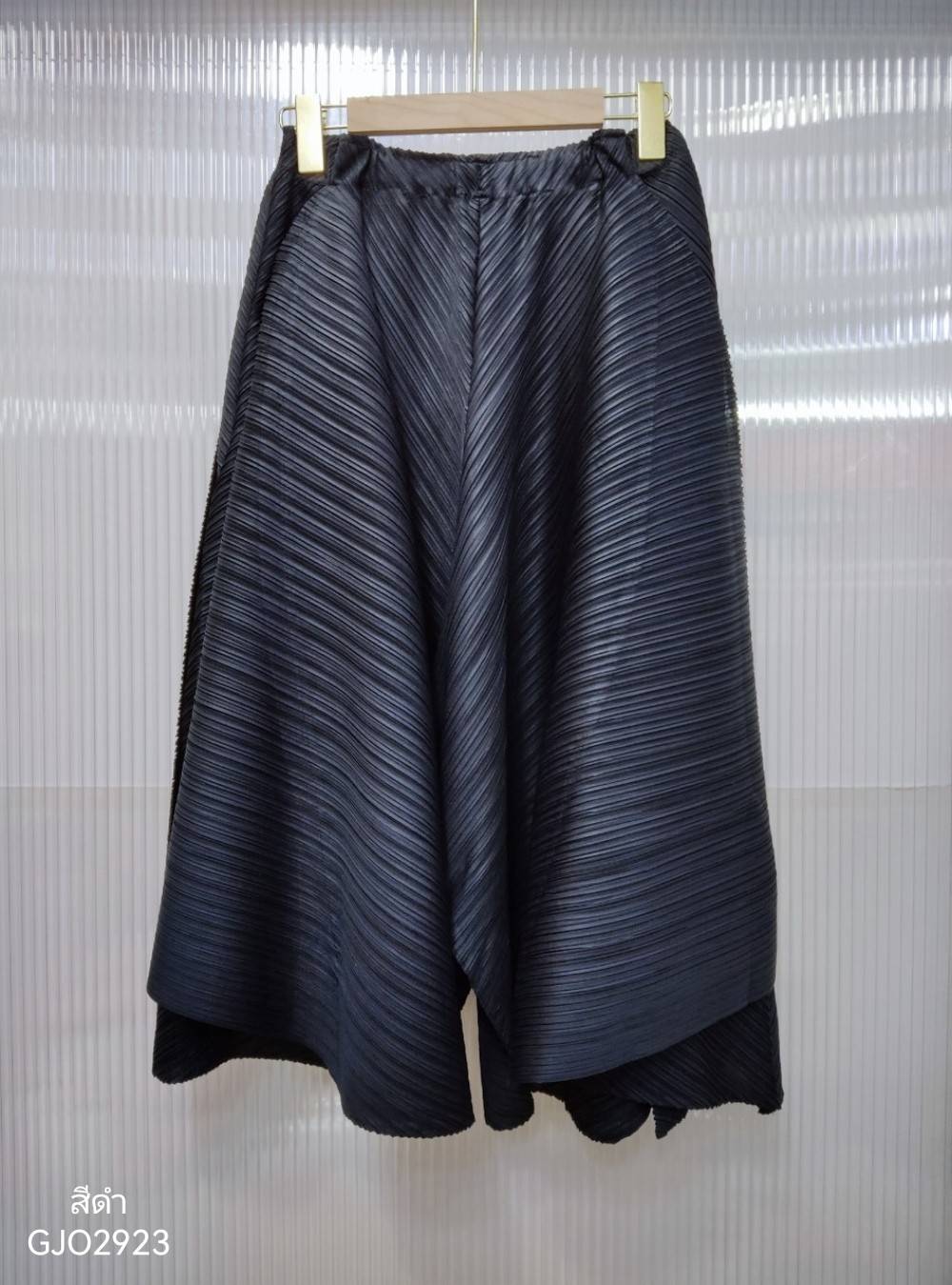 ยาว 28นิ้ว!! 2MUAY รุ่น GJO2923 FLARED PLEAT PANT กางเกงผู้หญิง กางเกงพลีทคุณภาพ 12สี FREE SIZE