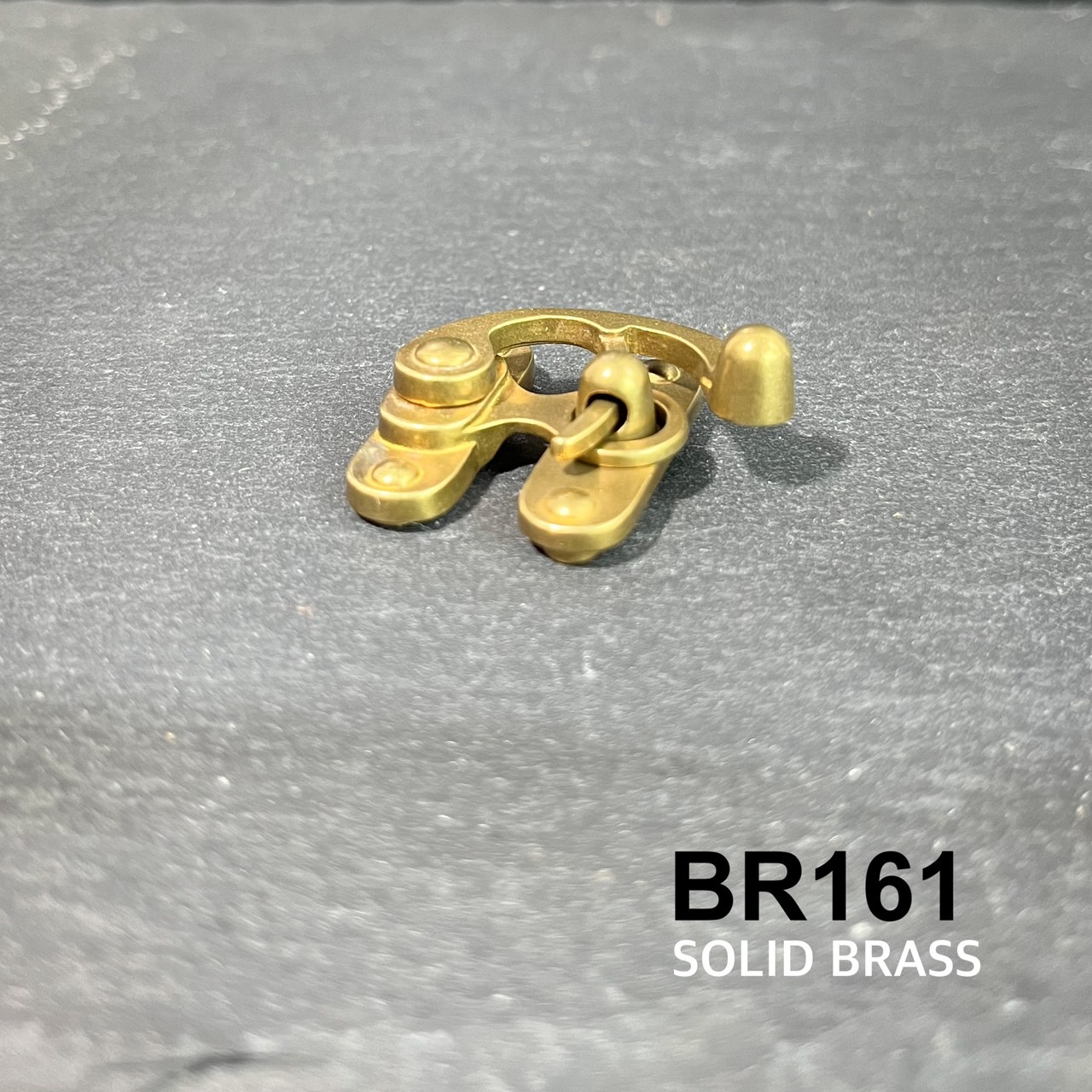 BR161 ตัวล็อคแบบไกปืนทองเหลืองแท้สำหรับทำล็อคกระเป๋า **ราคาต่อชิ้น**