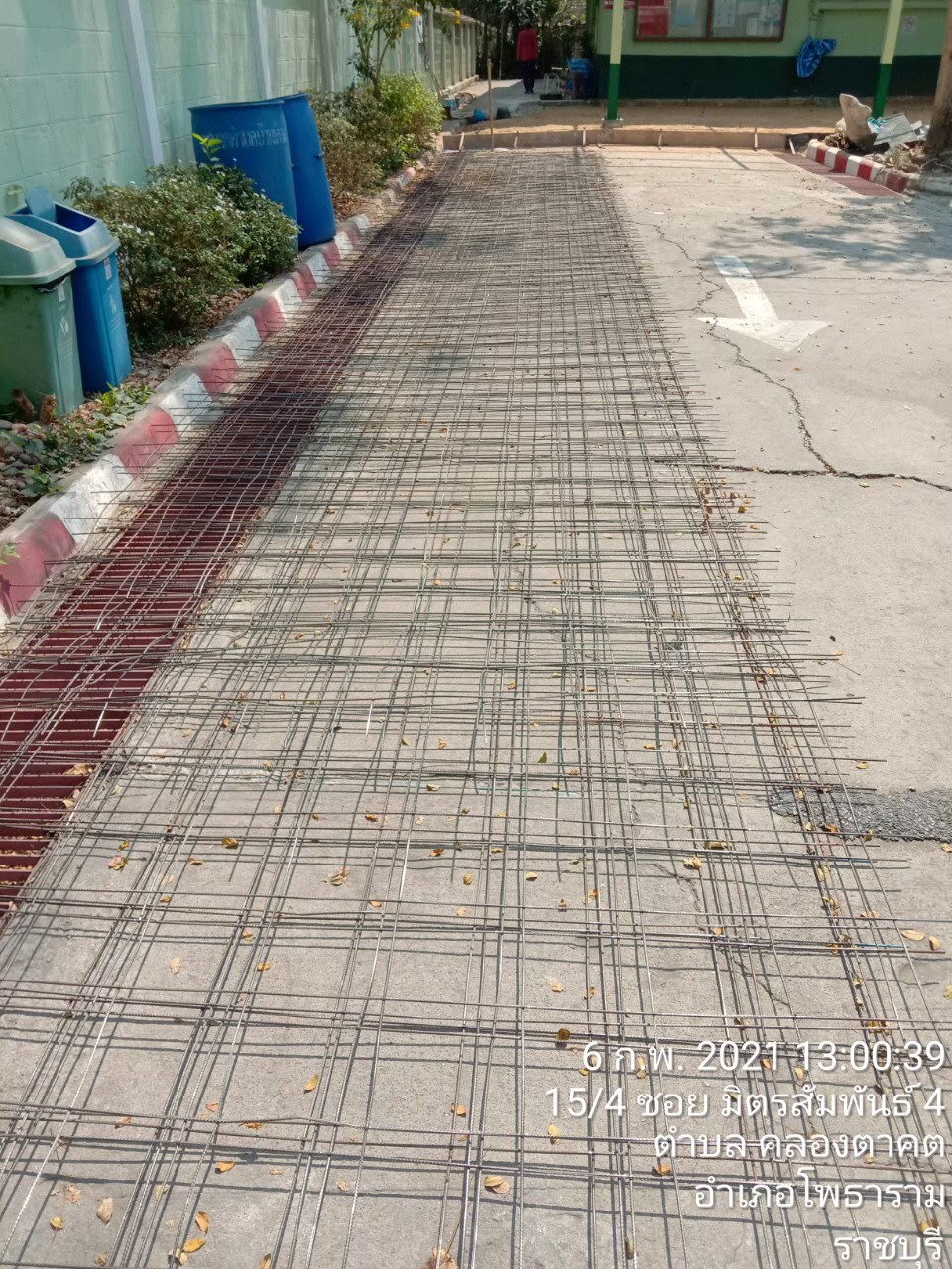 สร้างหลังคา&ทางเดินกรมที่ดิน สาขาโพธาราม(ราชบุรี)