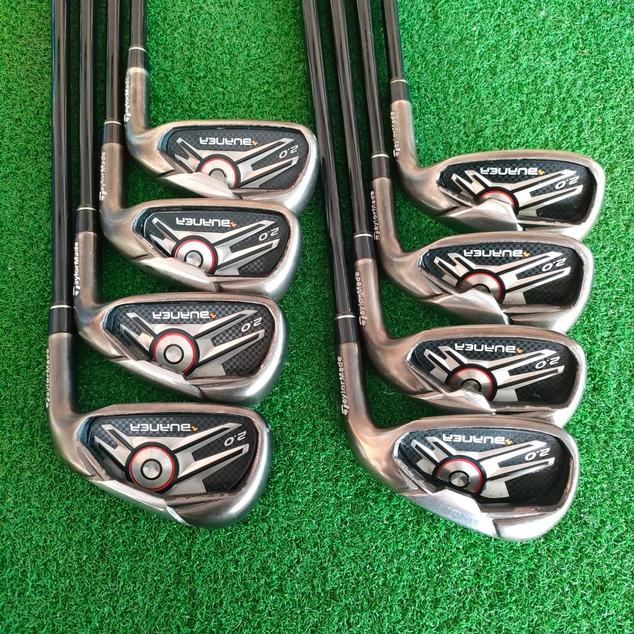 ชุดเหล็ก TAYLORMADE BURNER 2.0 มีเหล็ก 5-9 PW AW SW ได้ 8 ชิ้น ก้าน BURNER 2.0 SUPERFAST FLEX S ตัว 2.0 นิยมสุดๆ เน้นตีง่าย ใบใหญ่ และตีได้ระยะมากๆ ก้านเบาสบาย