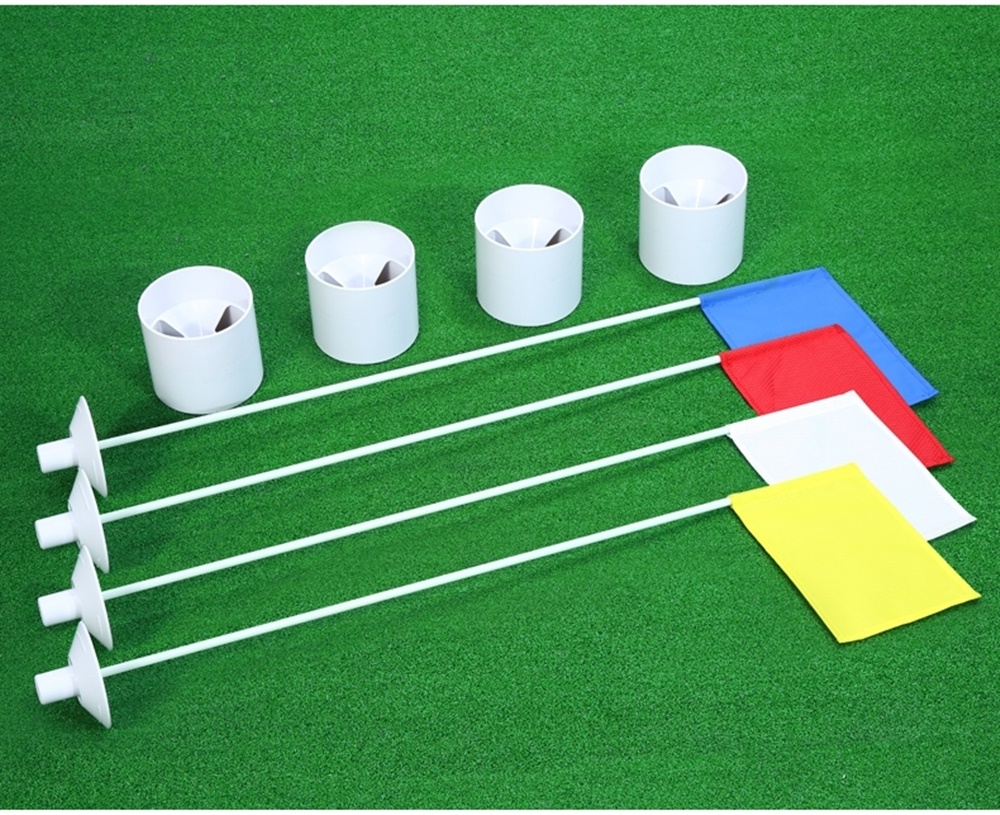 พร้อมส่งจากไทย Golf Hole Cup And Flag หลุมกอล์ฟพร้อมก้านธง PGM DB001-6-9 ขนาด 81.5* 10.7 CM. ( 1 ชิ้น / PCS. )