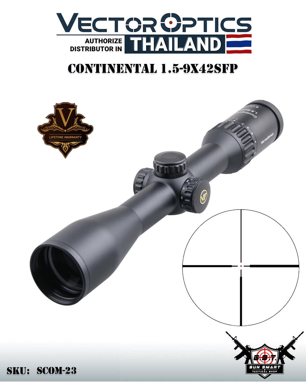 CONTINENTAL 1.5-9X42SFP