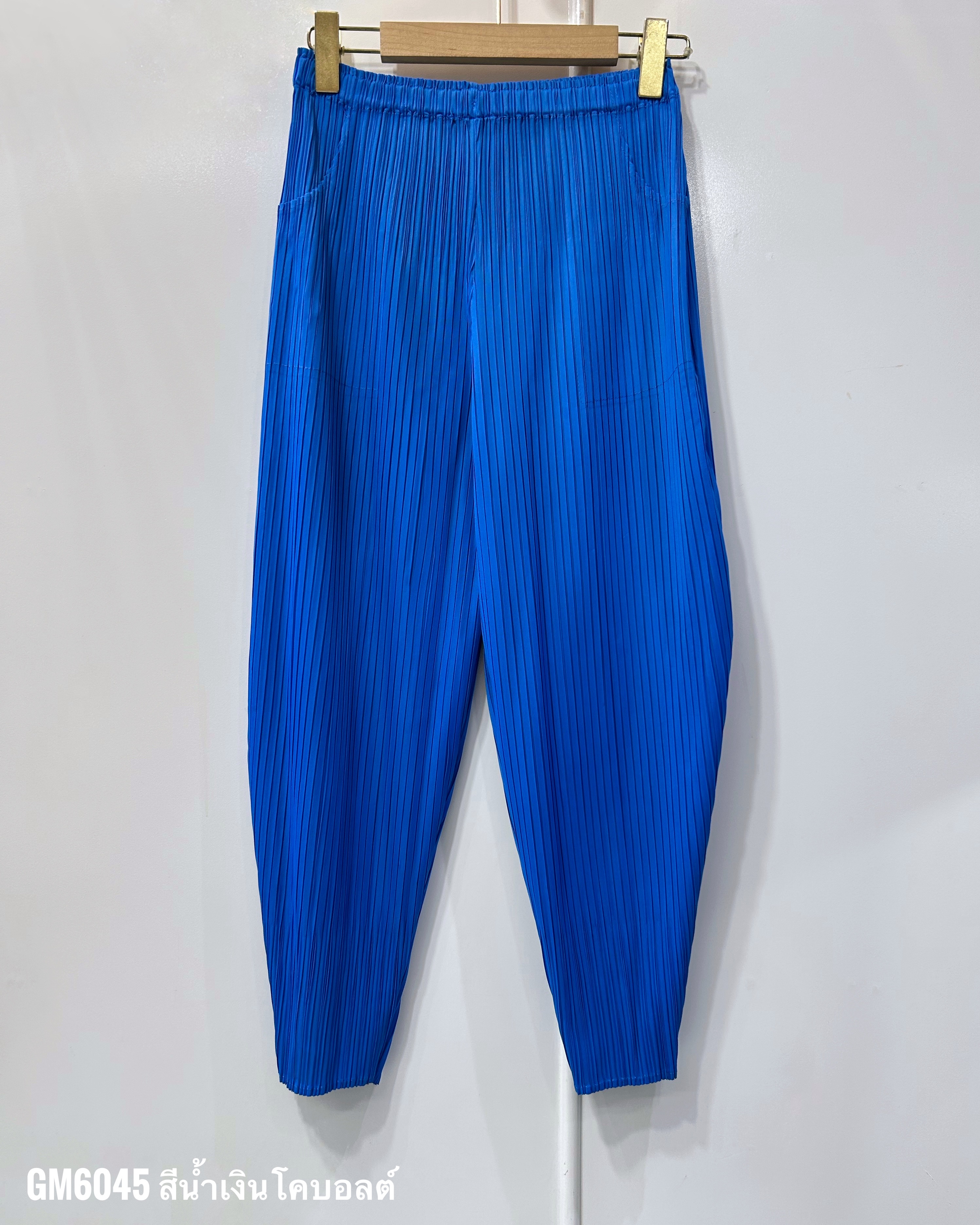 ยาว 34 นิ้ว 2MUAY รุ่น GM6045 กางเกงอัดพลีท FLUFFY PLEATED PANTS 31 สี FREE SIZE
