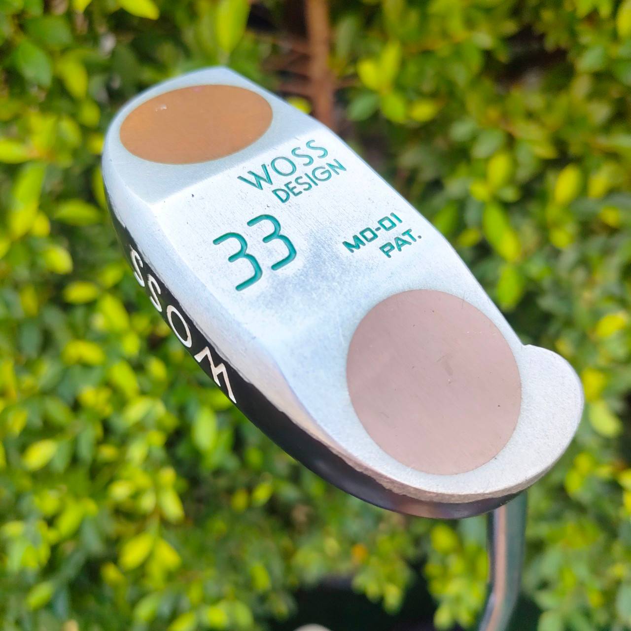 PUTTER WOSS DESIGN 33 MO-01 PAT ความยาว 34 นิ้ว กริพใส่ IOMIC อย่างแพง พัตเตอร์ WOSS เป็นพัตเตอร์ที่นิยมมาก ไม้กอล์ฟมือสอง ของแท้ BY NakaraLuxurious