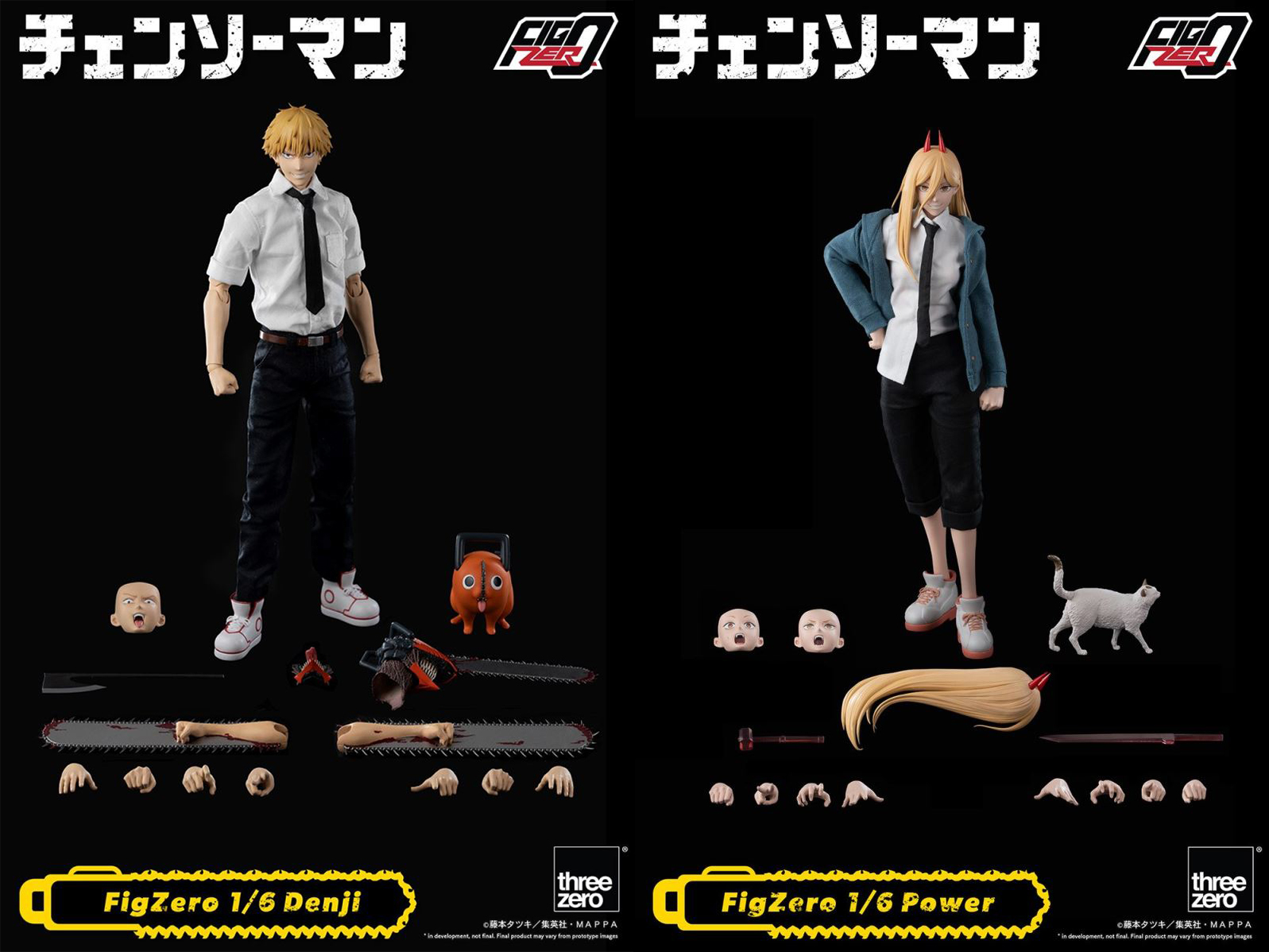 [สั่งจอง] Threezero 1/6 : Chainsaw Man - Denji & Power