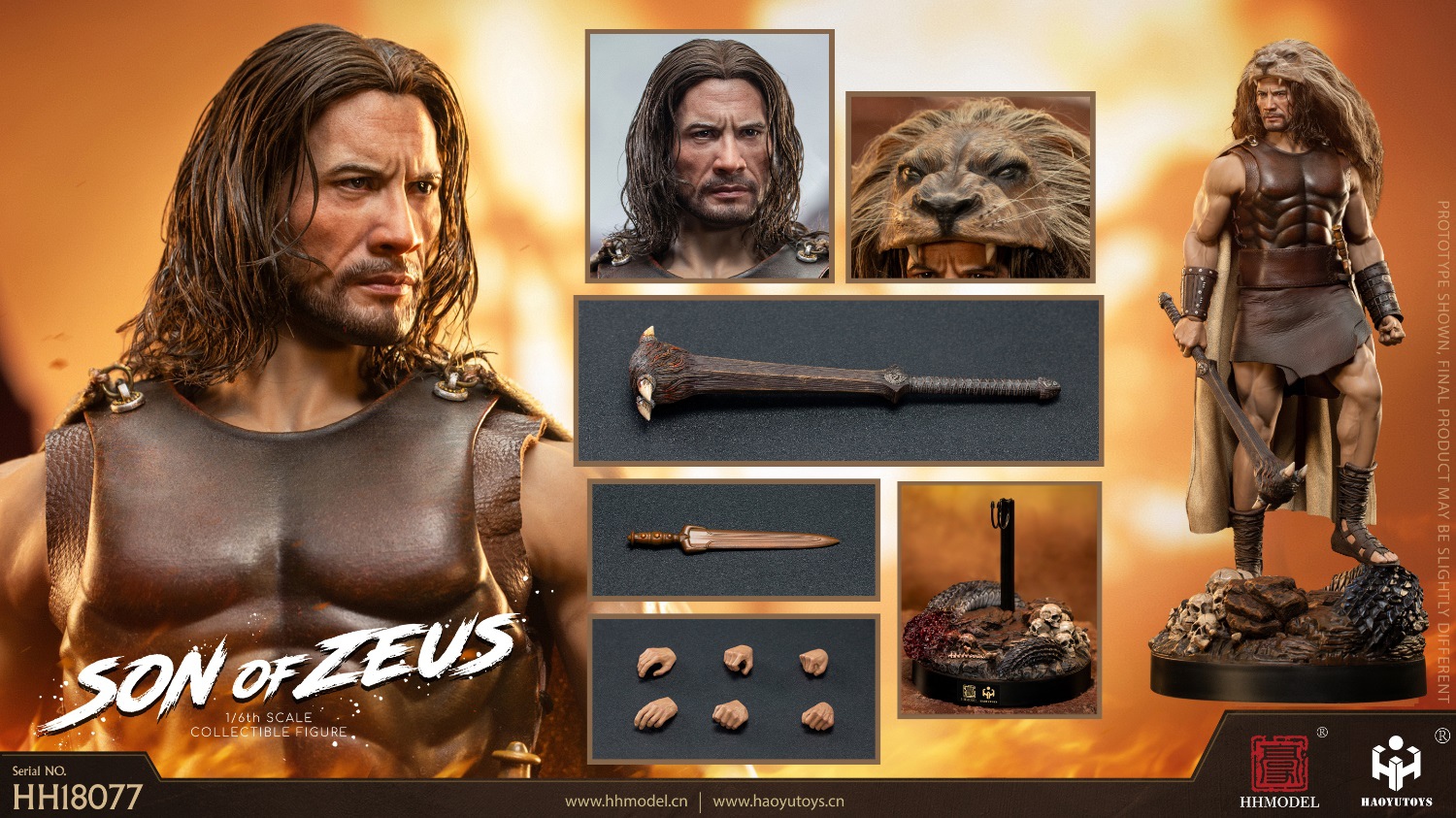 [สั่งจอง] HHMODEL & HAOYUTOYS HH18077 1/6 : Imperial Legion - Son of Zeus