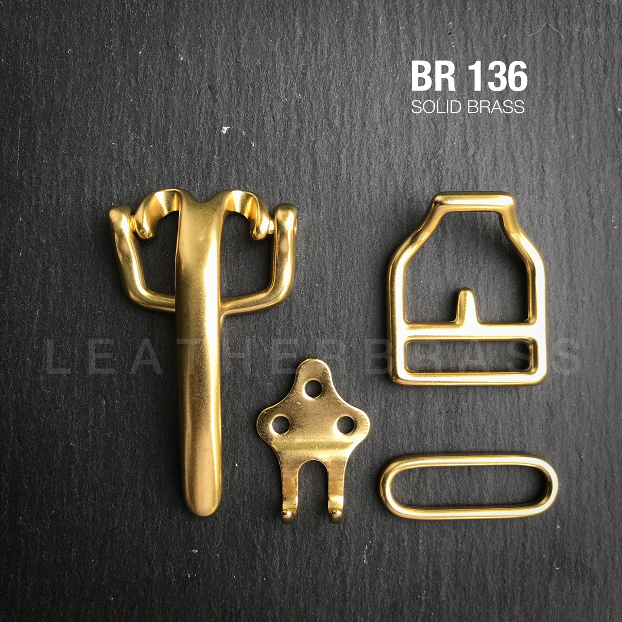 BR136 หัวเข็มขัดทองเหลือง ขนาด 38มิลหรือ 1.5นิ้ว ** ราคาต่อชิ้น**