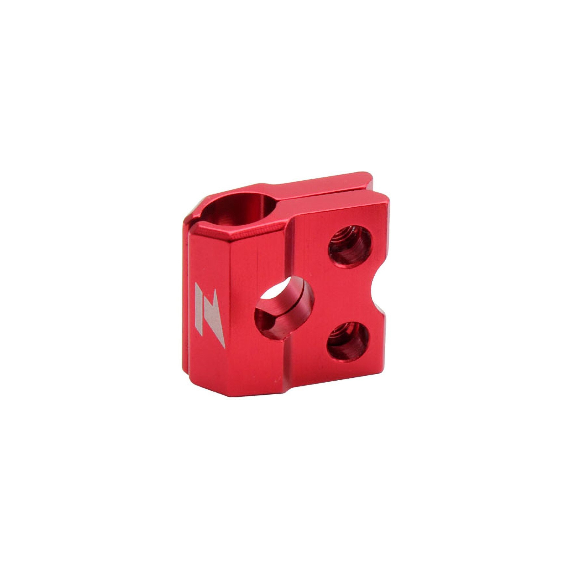 Zeta Brake Line Clamp - RED CR/CRF 04-, CRF250L M RALLY, CRF300L RALLY, YZ/YZF