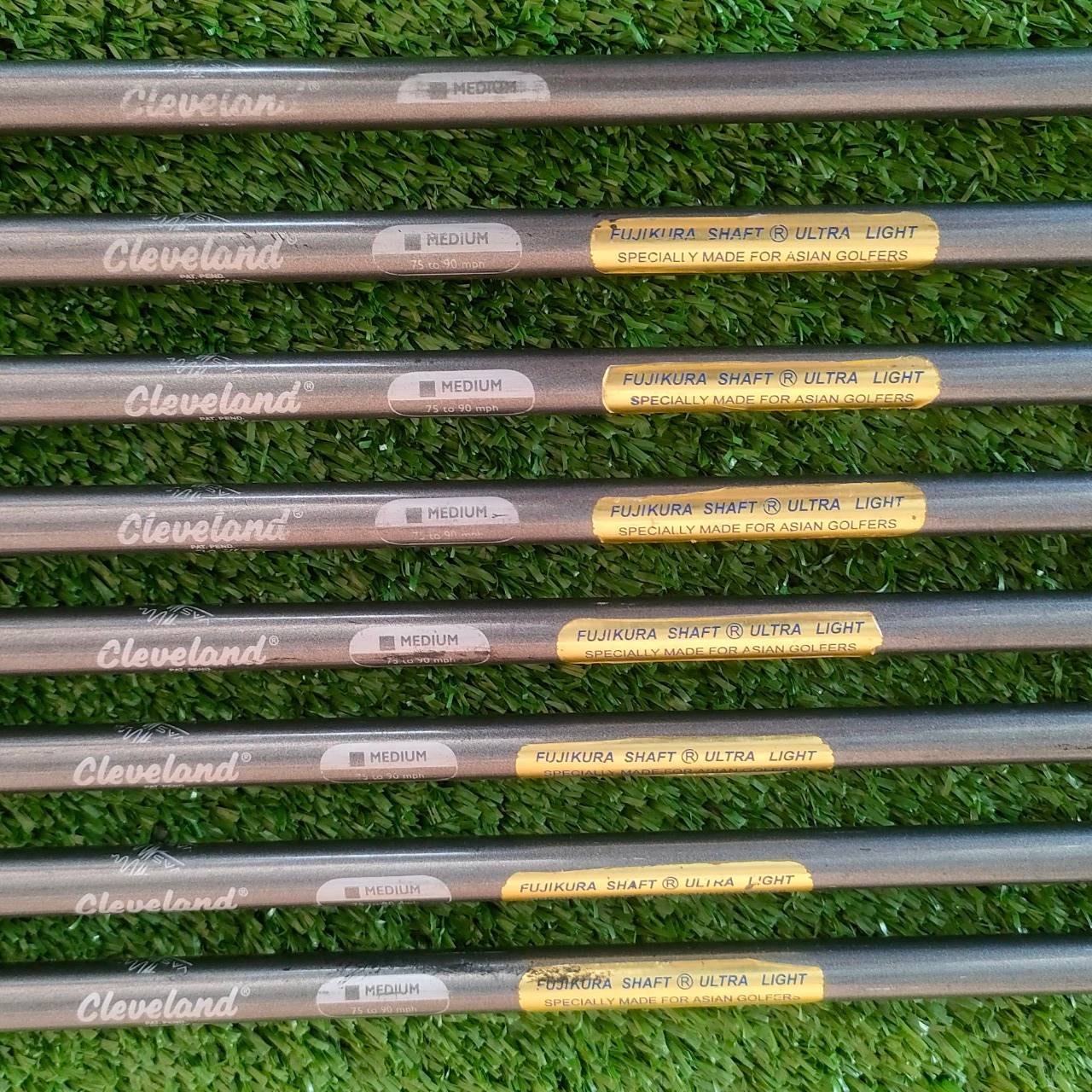 ** ไม้กอล์ฟสำหรับท่านที่ถนัดซ้าย ** ชุดเหล็ก CLEVELAND VAS + มีเหล็ก 3-9 เเละ PW ก้าน FUJIKURA FLEX R