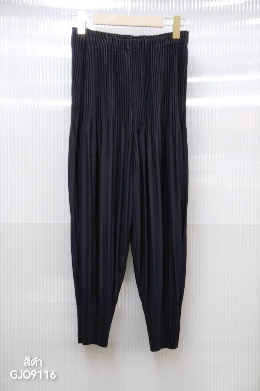 ปรับราคาลง20%!! 2MUAY รุ่น GJO9116 กางเกงพลีทคุณภาพ THICK FUFFY PLEATED PANTS 9สี FREE SIZE