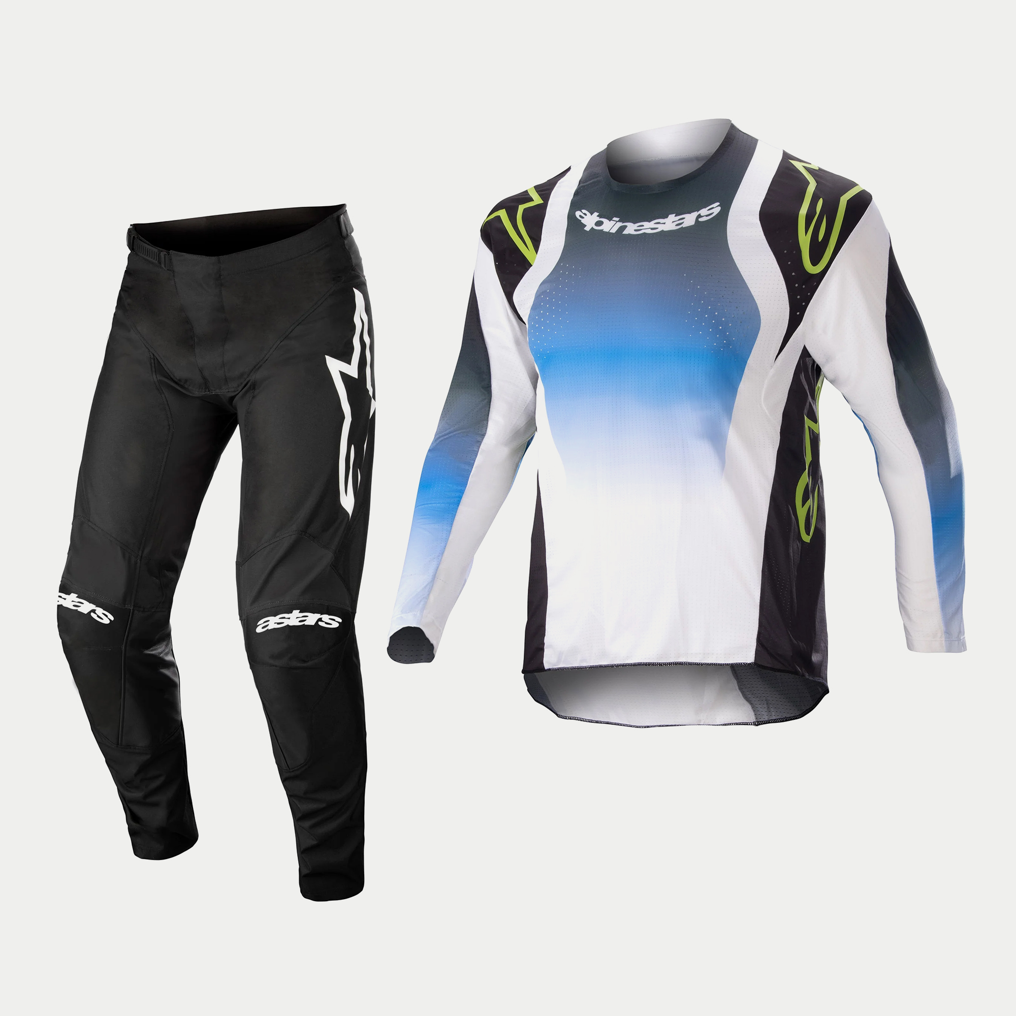 ชุดเด็ก Alpinestars 2023 Kids Racer Found Pants + 2023 Kids Racer Push Jersey