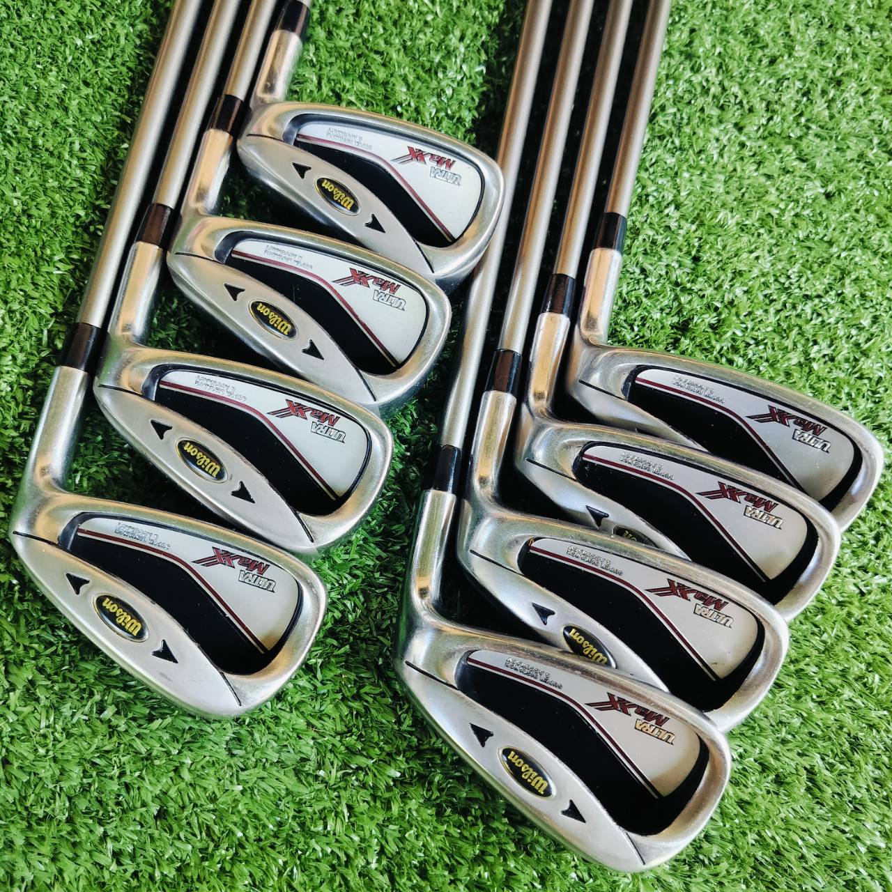 ชุดเหล็ก WILSON ULTRA MAX คุณภาพชุดนี้ระดับพรีเมี่ยมญี่ปุ่น ใบใหญ่ CAVITY ลึก ตีง่ายๆสบาย ไม้กอล์ฟมือสอง ของแท้ BY NakaraLuxurious