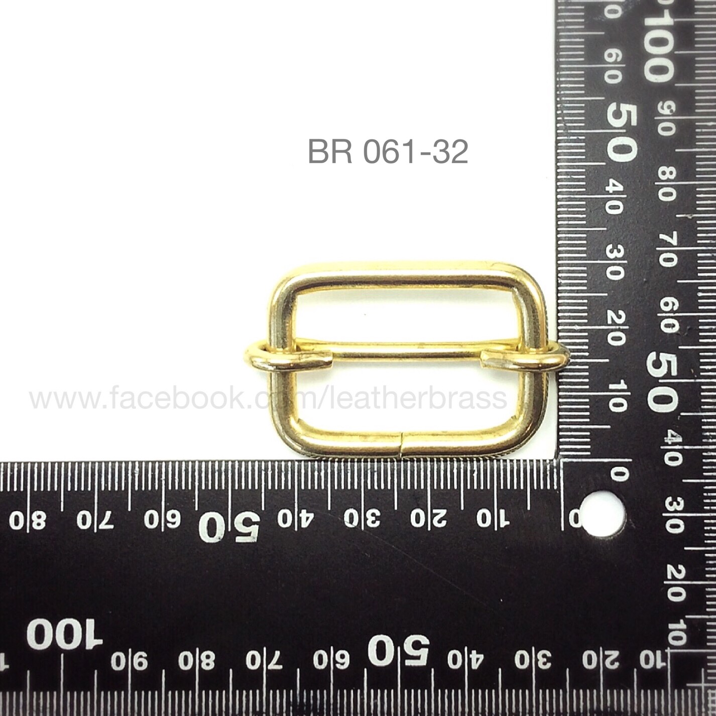 BR061 อะไหล่ปรับสายกระเป๋า อะไหล่ทองเหลืองแท้ อุปกรณ์งานหนัง leatherbrass **ราคาต่อชิ้น**