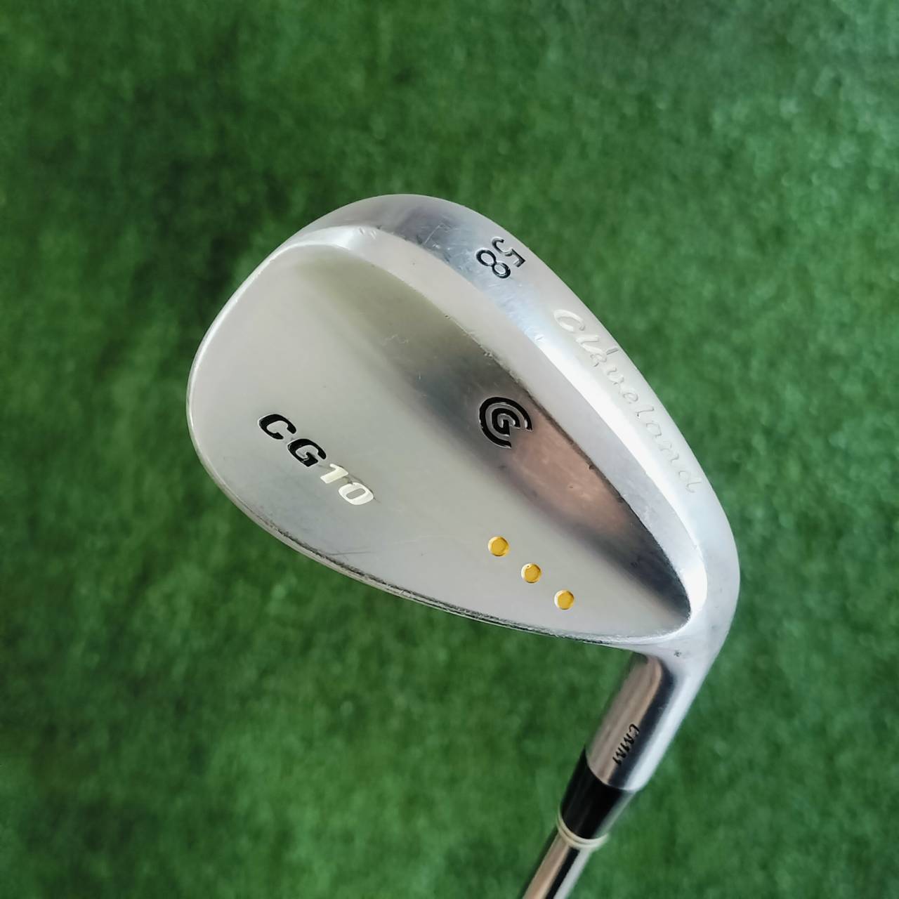 WEDGE CLEVELAND CG10 องศา 58 HIGH BOUNCE 3 จุด BOUNCE แบบนี้เหมาะกับการระเบิดทรายมาก ไม้กอล์ฟพรีเมี่ยมมือสอง ของแท้ By NakaraLuxurious