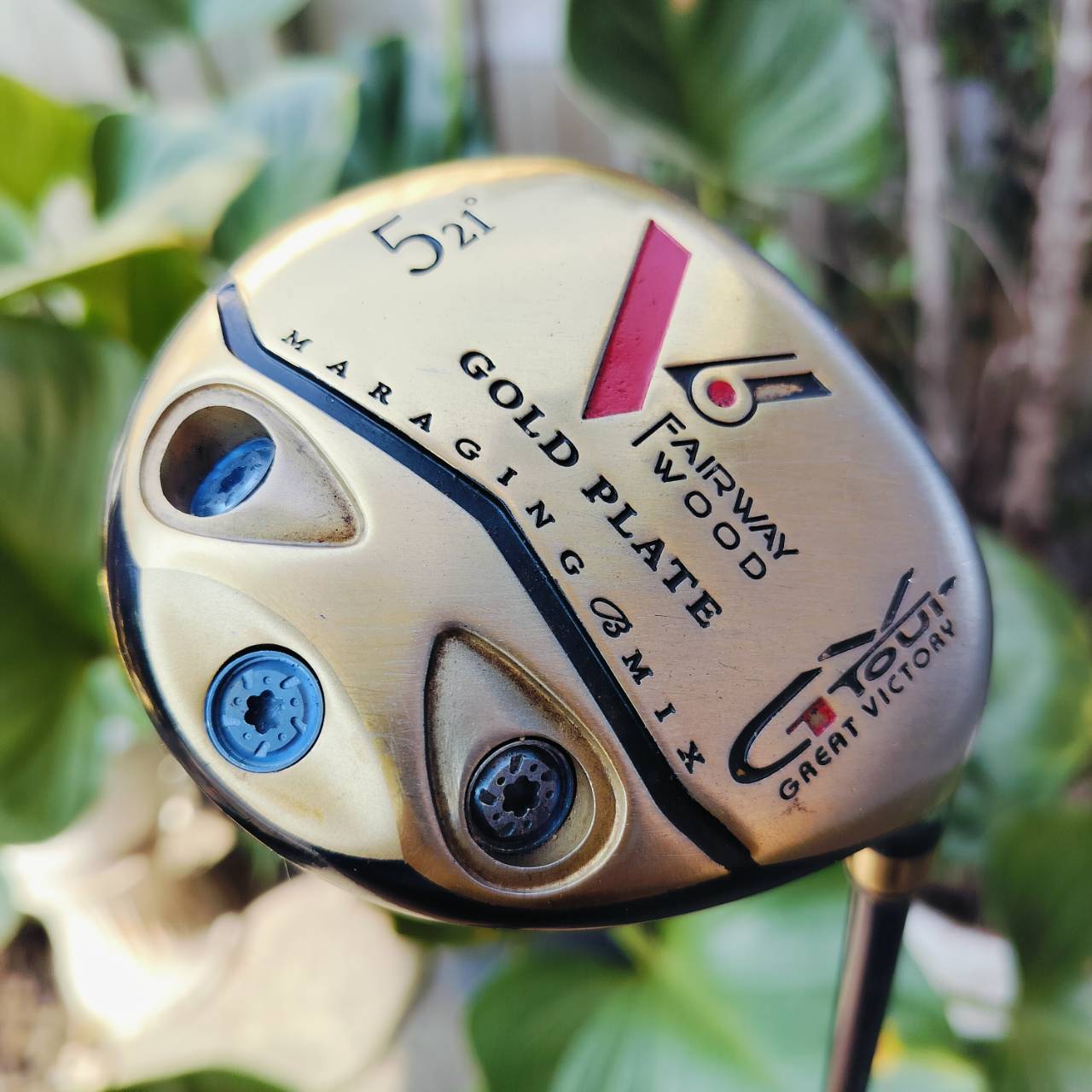FW5 G TOUR GOLD PLATE GEAR VICTORY MARAGING เป็นสุดยอดหัวไม้พรีเมี่ยมญี่ปุ่น หน้าเด้งวัสดุ MARAGING ดีมากๆ ไม้กอล์ฟพรีเมี่ยมมือสอง ของแท้ By NakaraLuxurious