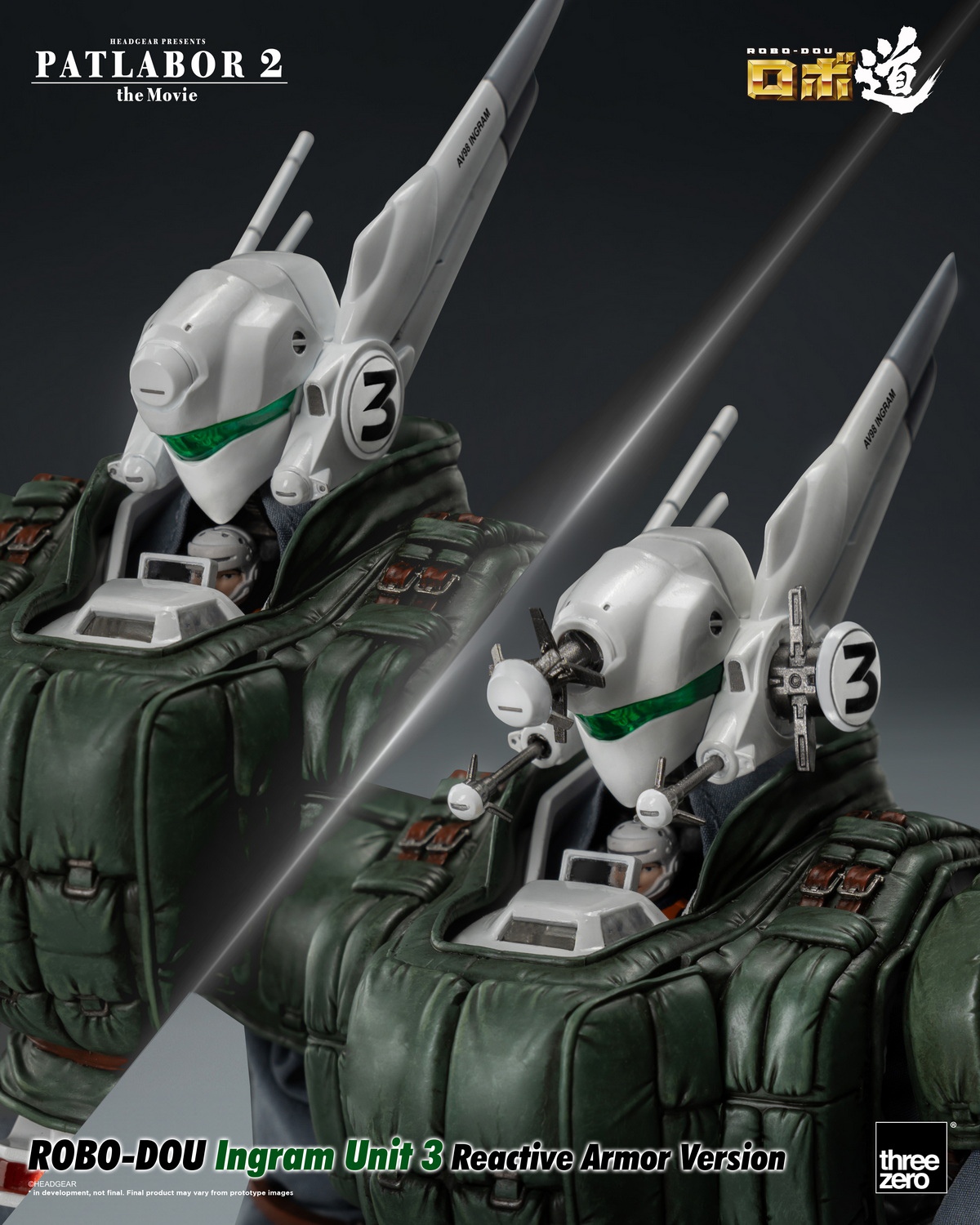 [สั่งจอง] Threezero 1/35 : Patlabor 2: The Movie - ROBO-DOU Reactive Armor Version