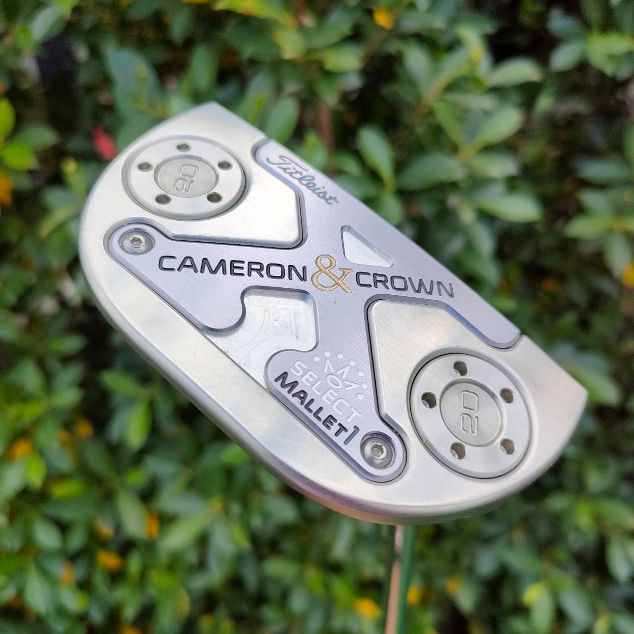 PUTTER TITLELIST CAMERON & CROWN SELECT MALLET1 ความยาว 33 นิ้ว CUSTOM DESIGND AT 33" สภาพนางฟ้า COVER เดิม เต็มคาราเบล ครับ