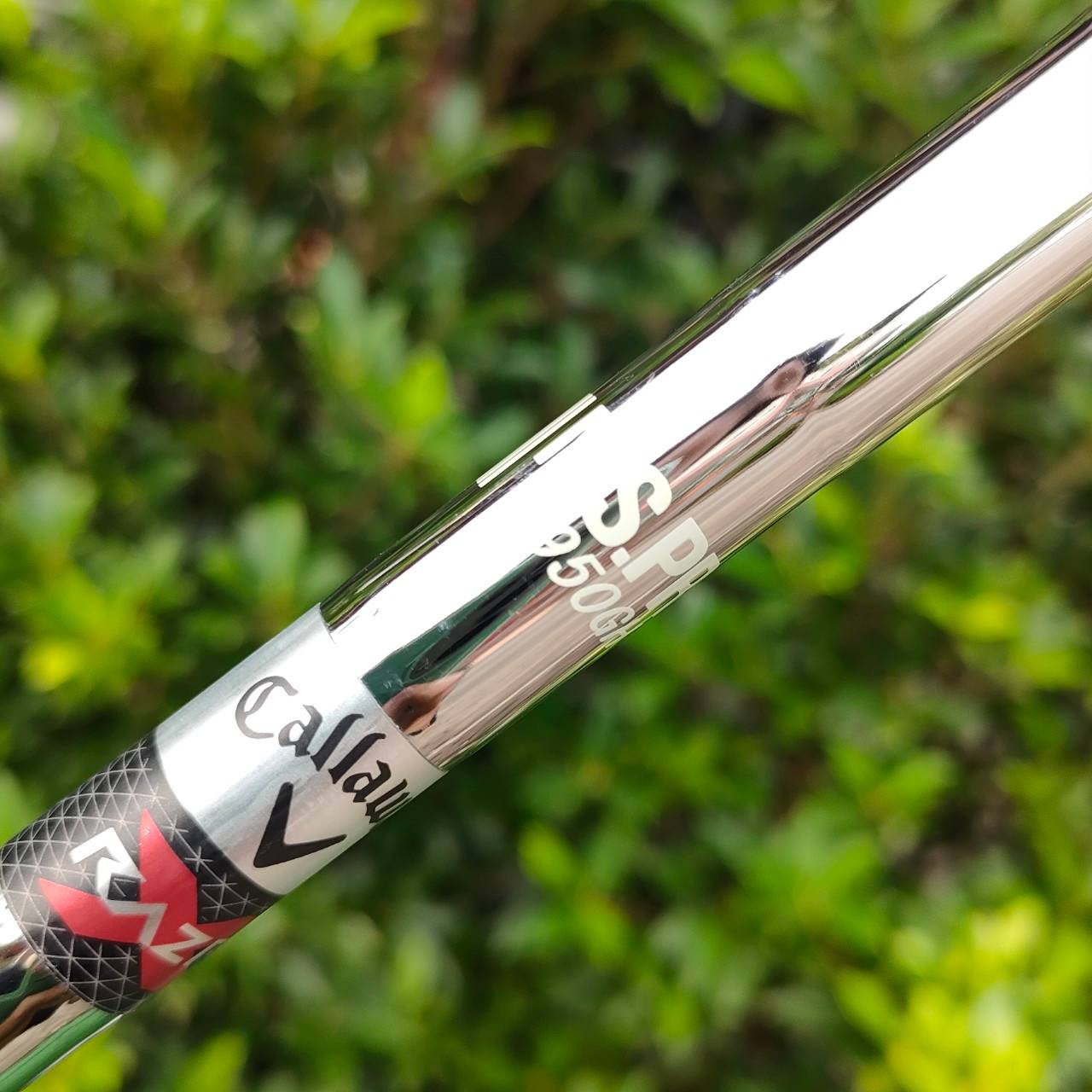 ชุดเหล็ก CALLAWAY RAZR X TOUR มีเหล็ก 3 - 9 PW ได้เหล็ก 8 ชิ้น ก้าน N.S.PRO 950 GH ก้านดีมากๆ ลงตัวมากครับ สุดยอดคุณภาพ สวยงาม