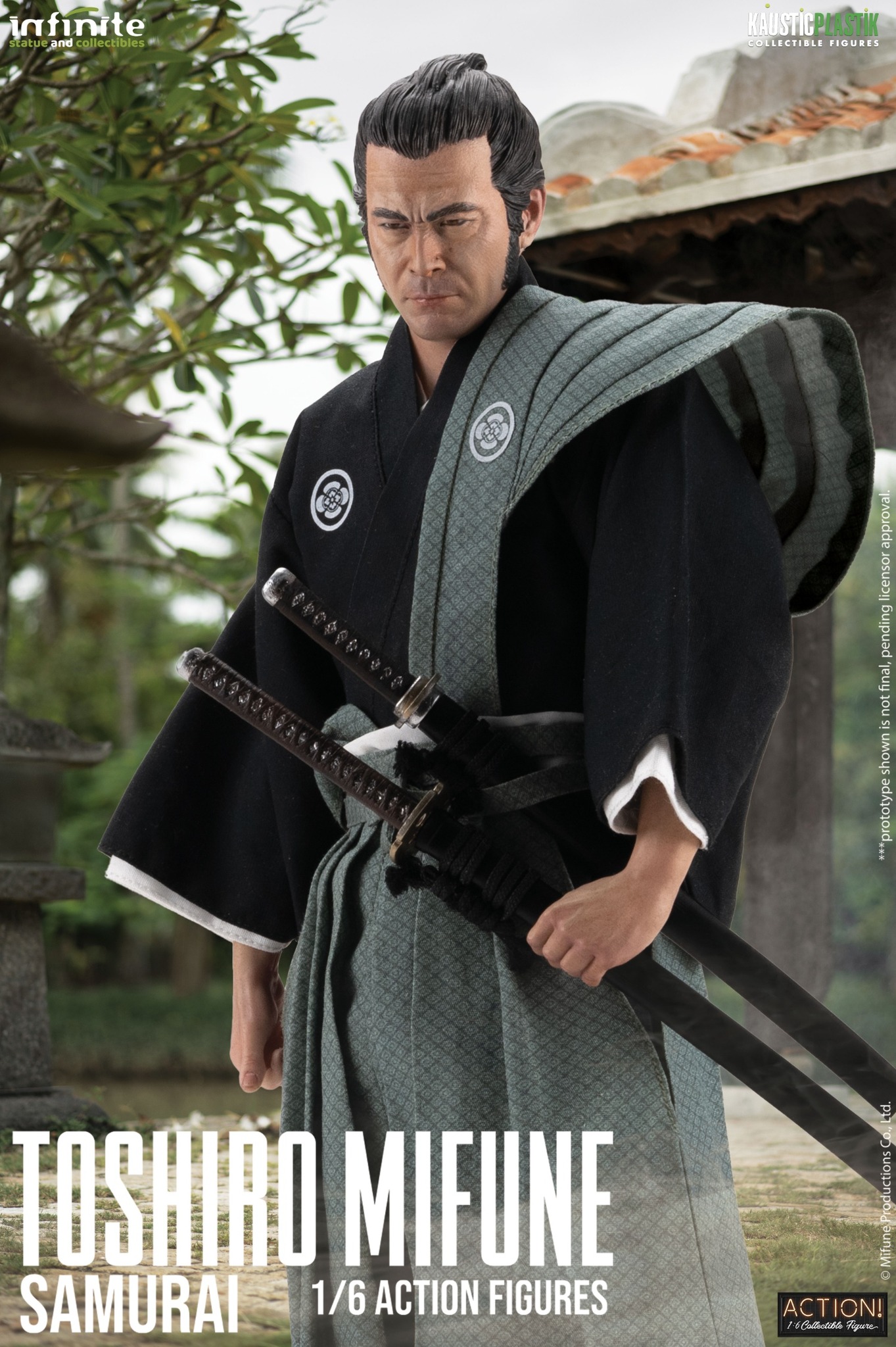 [สั่งจอง] Infinite Statue X Kaustic Plastik 1/6 ：Toshiro Mifune Action Figure