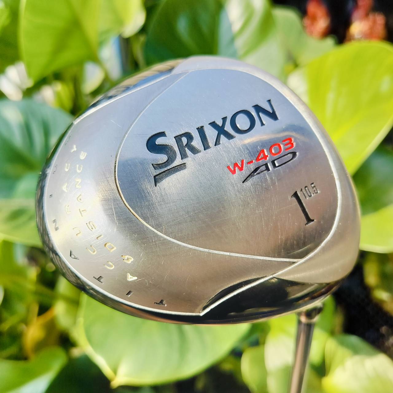 Driver SRIXON W-403 AD ก้าน SV-3000 FLEX S องศา 10.5 วัสดุ TITANIUM พรีเมี่ยมของญี่ปุ่น ไม้กอล์ฟพรีเมี่ยมมือสอง ของแท้ By NakaraLuxurious