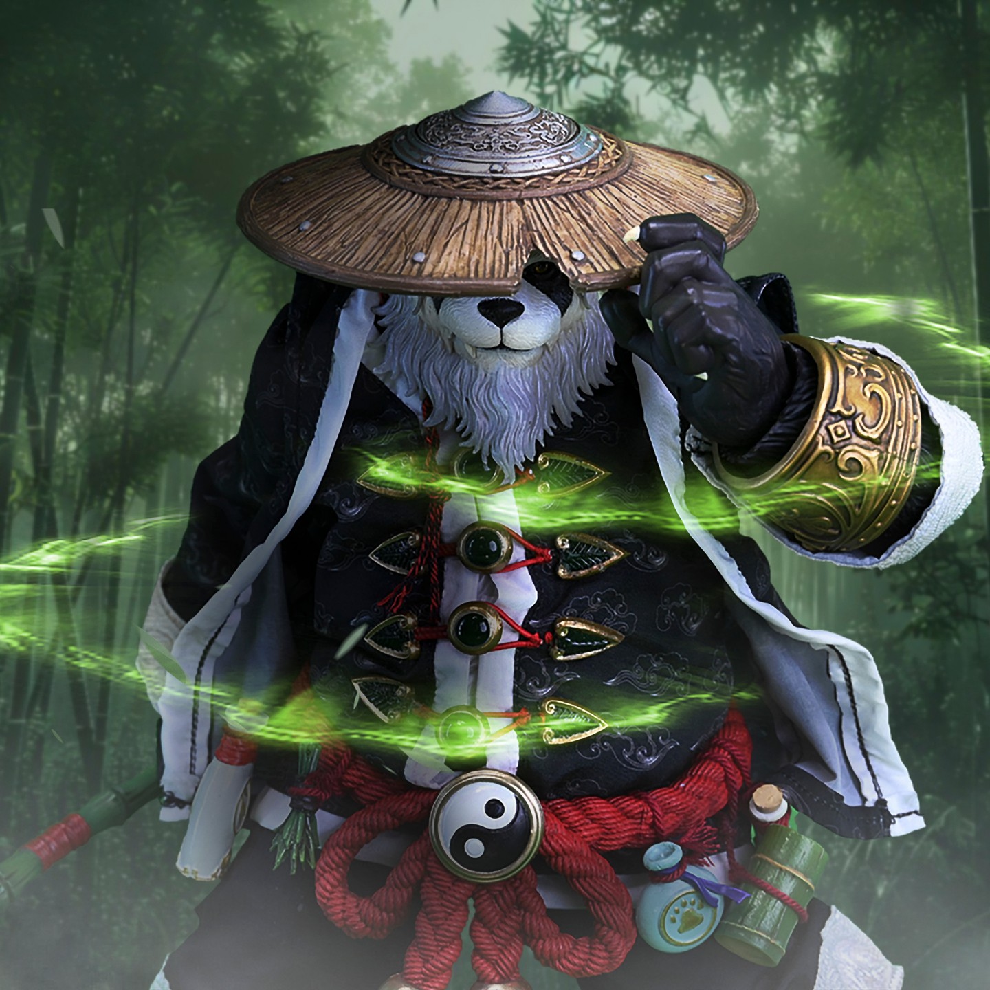 [พร้อมส่ง] Memory toys 1/12 : Adventurer's World Panda Wanderer - Qinglie (ฟิกเกอร์แพนด้า) + (ส่งพร้อมหัวแพนด้า)