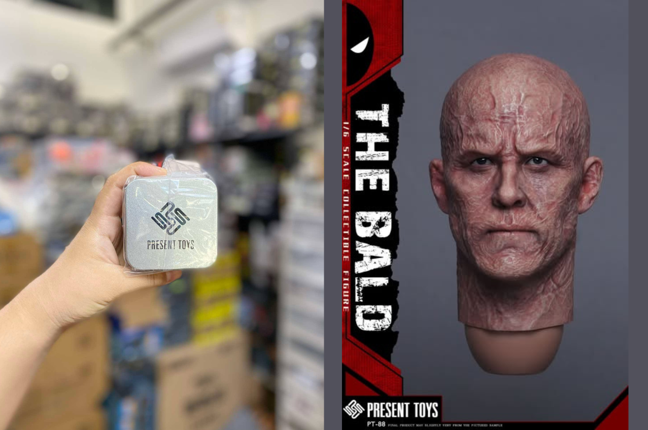 [พร้อมส่ง]PRESENT TOYS PT-SP88 1/6 : The Bald Head Sculpt (เฉพาะหัวเท่านั้น)