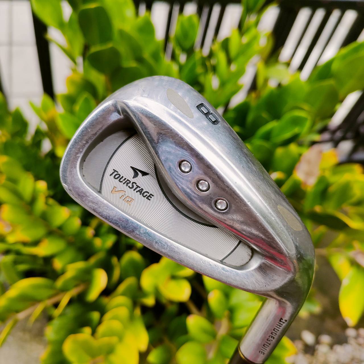 ชุดเหล็กหน้าเด้ง TOURSTAGE VIQ ก้าน NS PRO 900 FLEX R ก้านเหล็กเบาแค่ 90 กรัมเร่งสปีดได้ดี คุมทิศทางได้ดีกว่ากราไฟต์ หน้าเด้ง ตีได้ระยะมากขึ้น ไม้กอล์ฟพรีเมี่ยมมือสอง ของแท้ By NakaraLuxurious