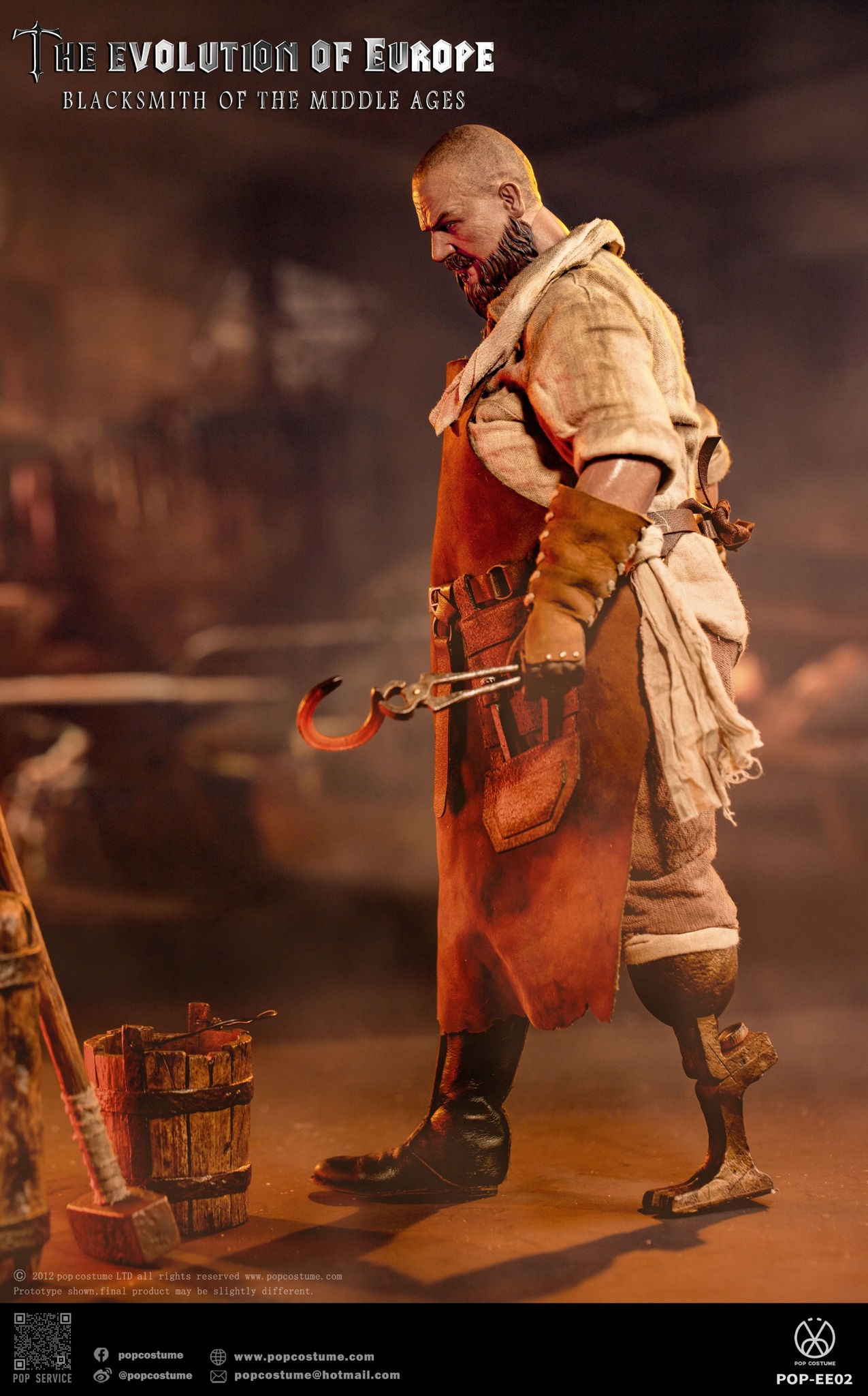[สั่งจอง] POP COSTUME POP-EE02 1/6 : The Evolution of Europe Blacksmith