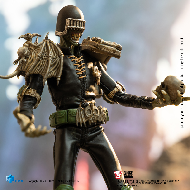 [สั่งจอง]HIYA Exquisite Super Series 1/12 :JUDGE DREDD - Judge Death Action Figure