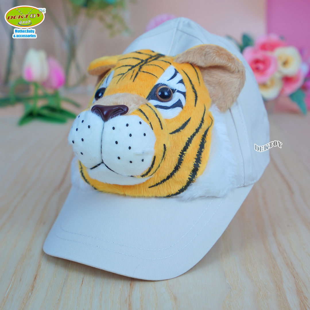 หมวกแก๊ปรูปหน้าสัตว์ หมวกเด็กหน้าสัตว์ หมวกแฟนซีสำหรับเด็ก 1-5 ขวบ ผู้ใหญ่ก็ใส่ได้