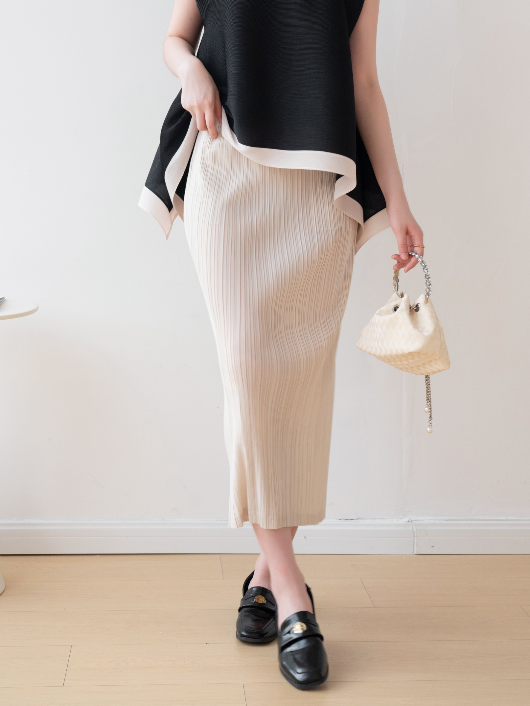 ยาว 32นิ้ว! 2MUAY รุ่น GJO7127 กระโปรงผู้หญิง กระโปรงอัดพลีทคุณภาพ 12สี FREE SIZE SIMPLY PLEATED SKIRT