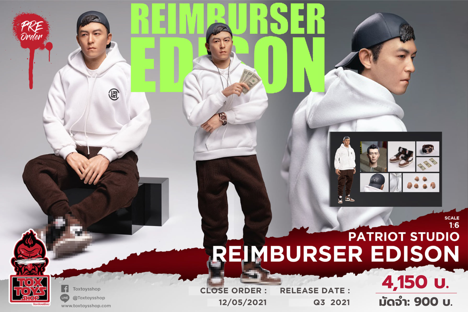 [สั่งจอง]Patriot Studio PARE006 1/6 : Reimburser Edison