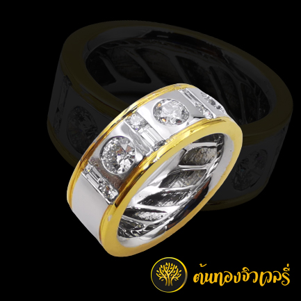 แหวนเพชร ชาย ทองคำขาว