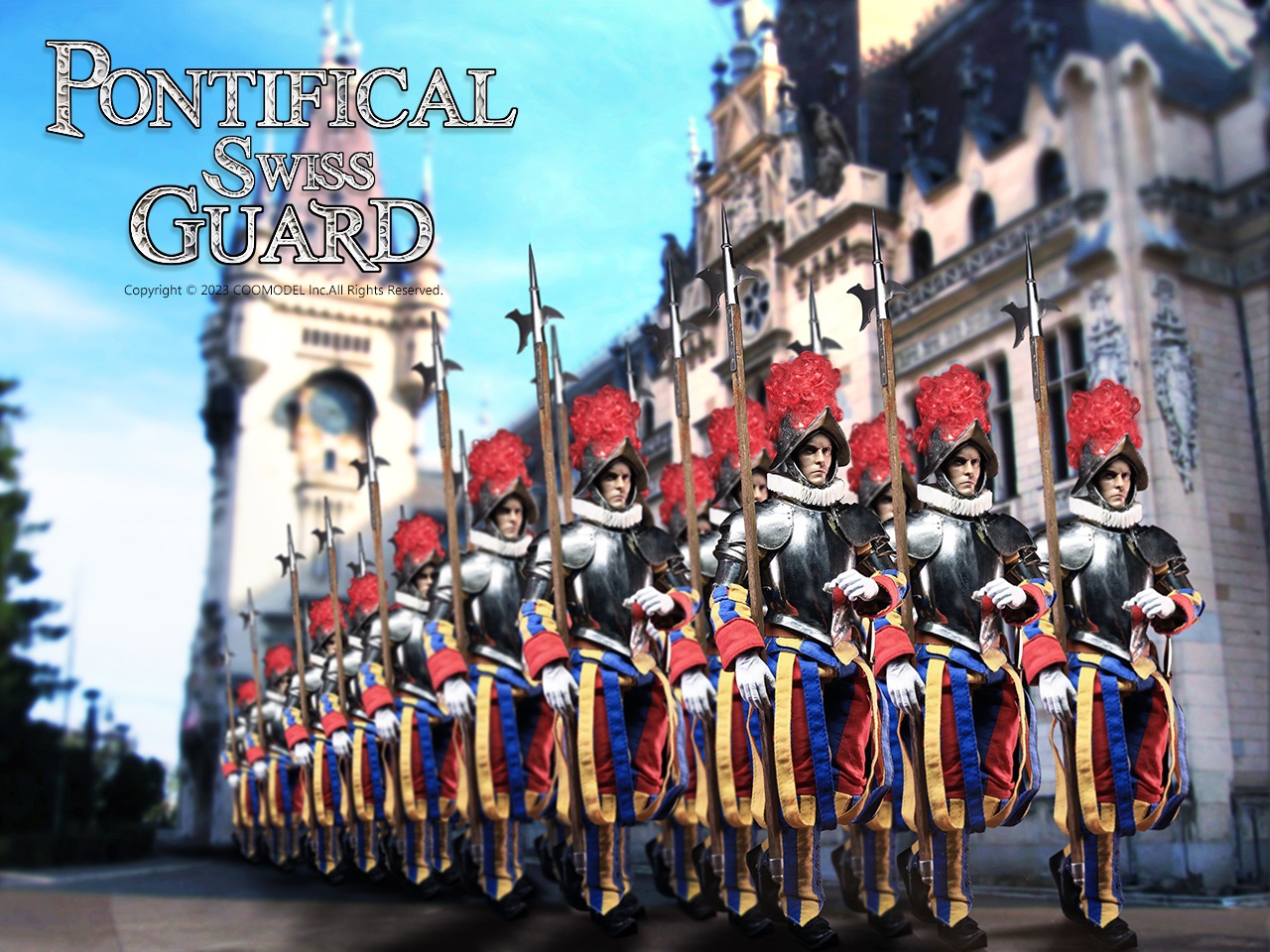 [สั่งจอง] COOMODEL 1/6 SERIES OF EMPIRES : PONTIFICAL SWISS