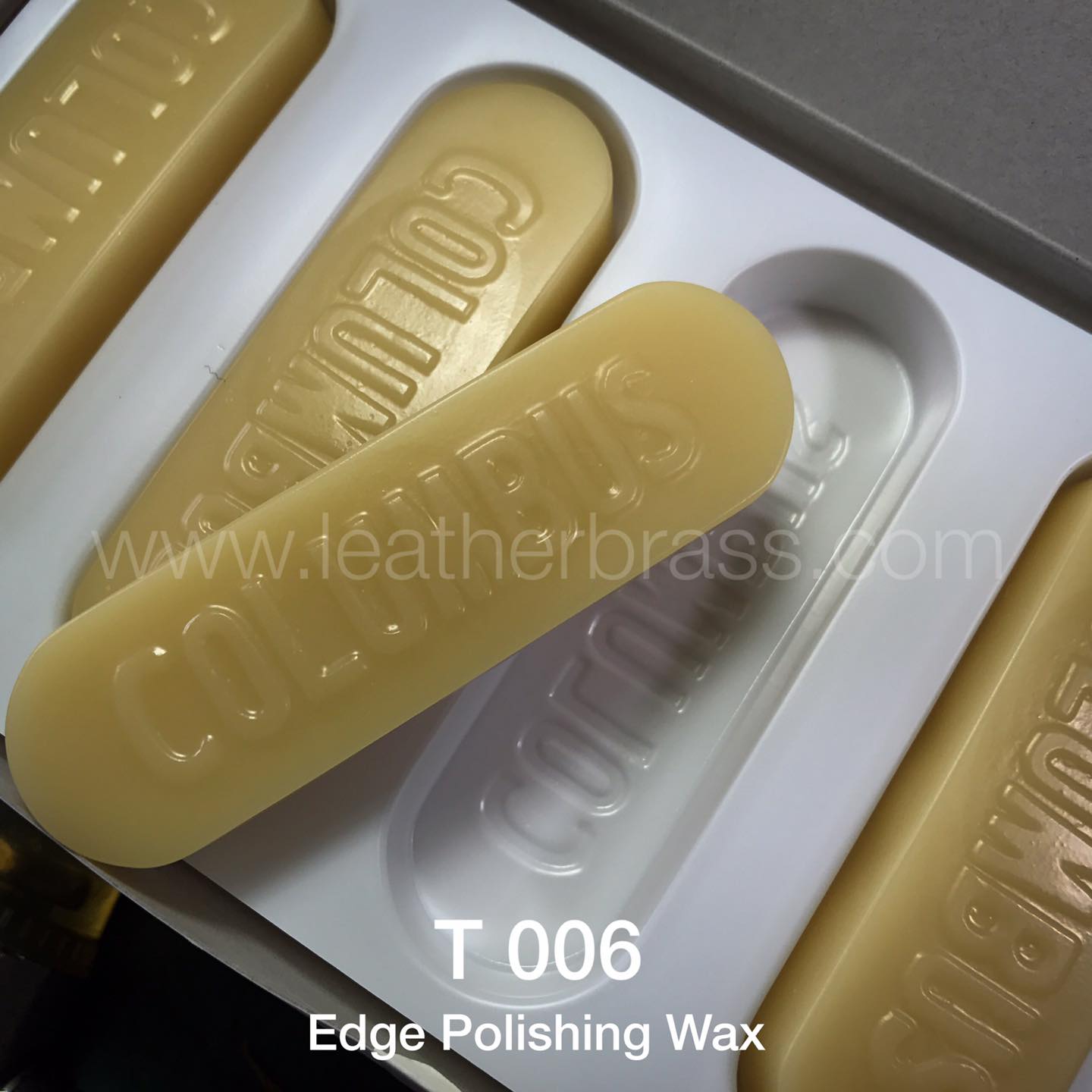 T006 แว๊กซ์ขัดขอบ Columbus Edge Polishing Wax อุปกรณ์งานหนัง leatherbrass**ราคาต่อชิ้น**