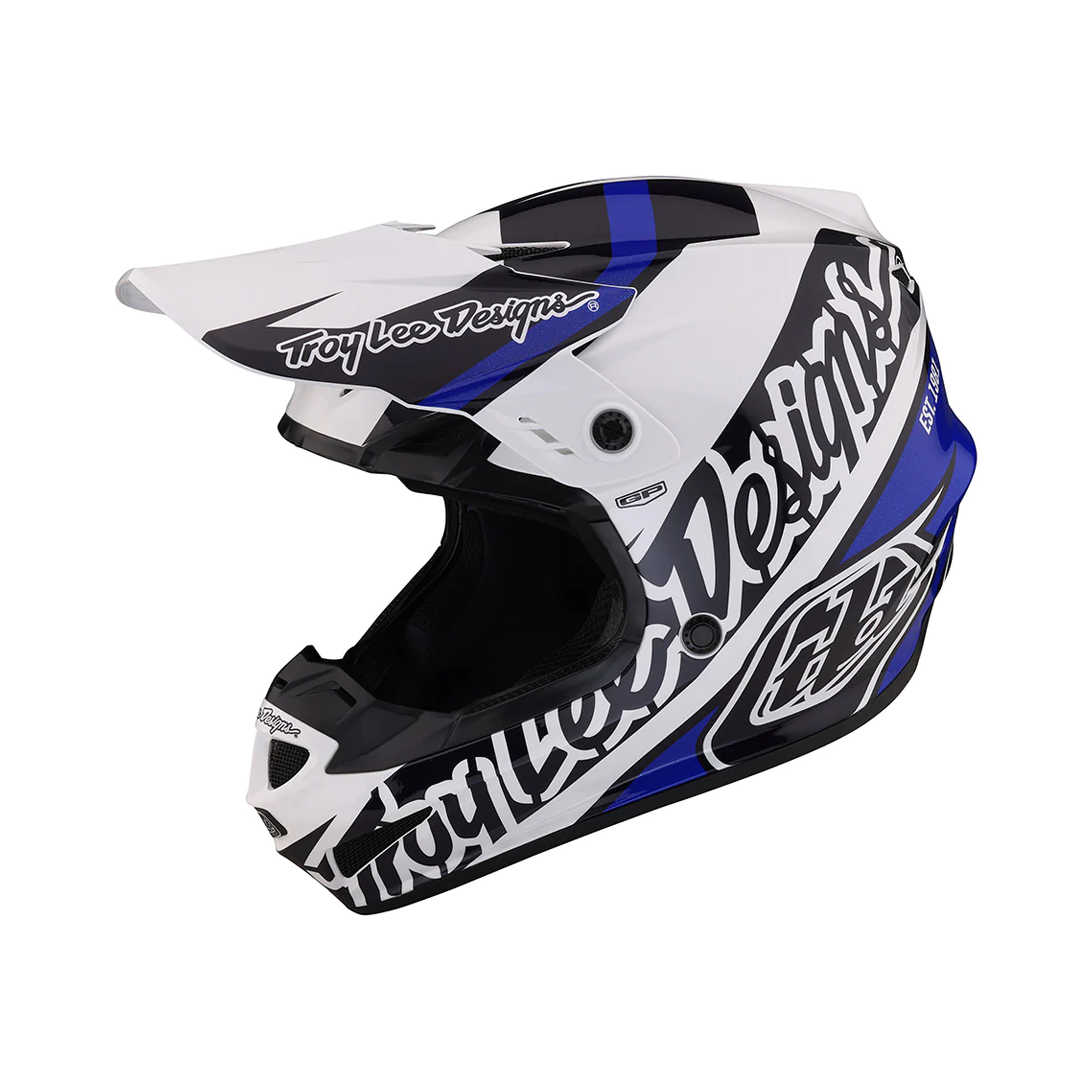 หมวกกันน็อค Troy Lee Designs GP Helmet Slice Blue
