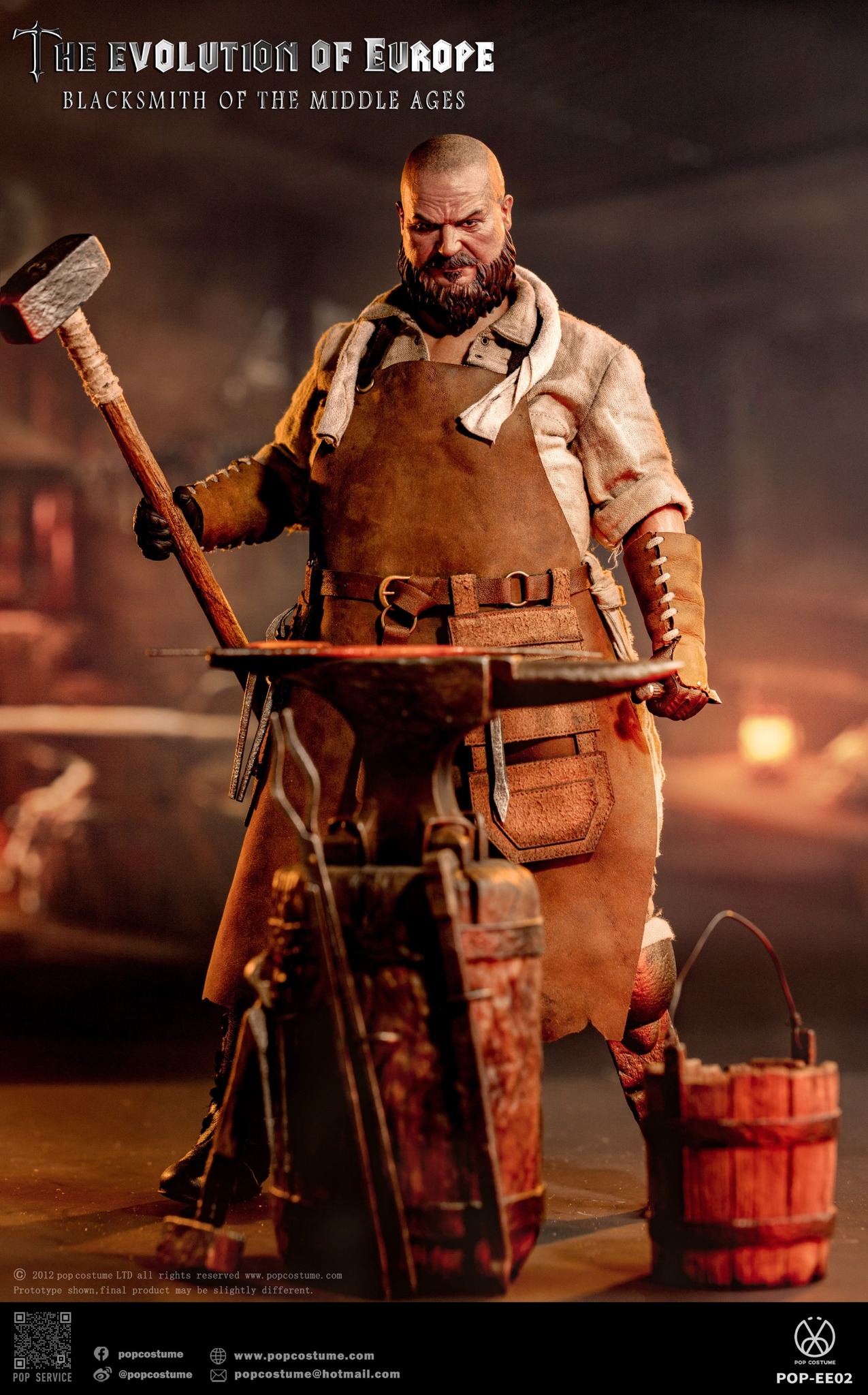 [สั่งจอง] POP COSTUME POP-EE02 1/6 : The Evolution of Europe Blacksmith