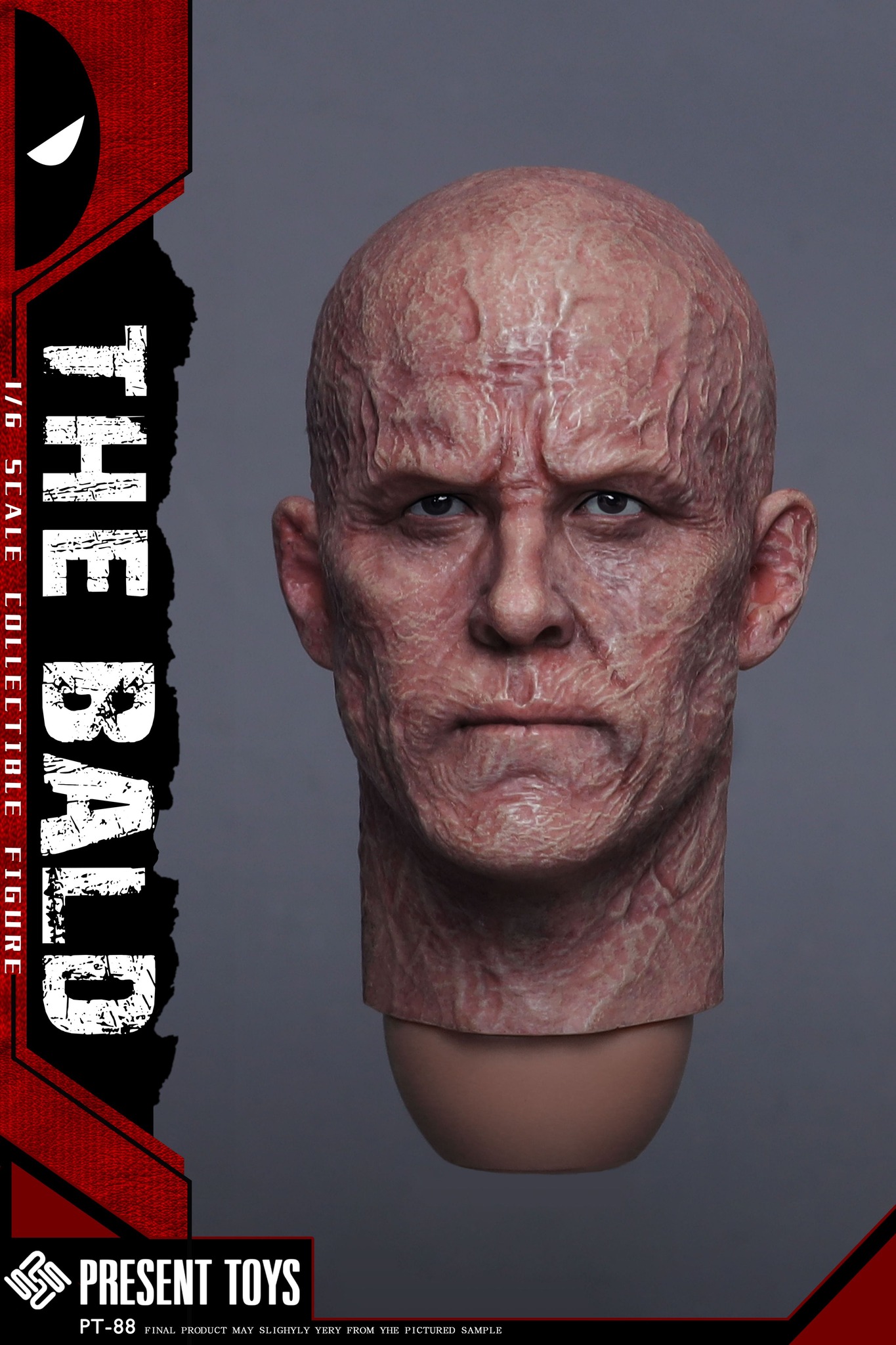 [พร้อมส่ง]PRESENT TOYS PT-SP88 1/6 : The Bald Head Sculpt (เฉพาะหัวเท่านั้น)