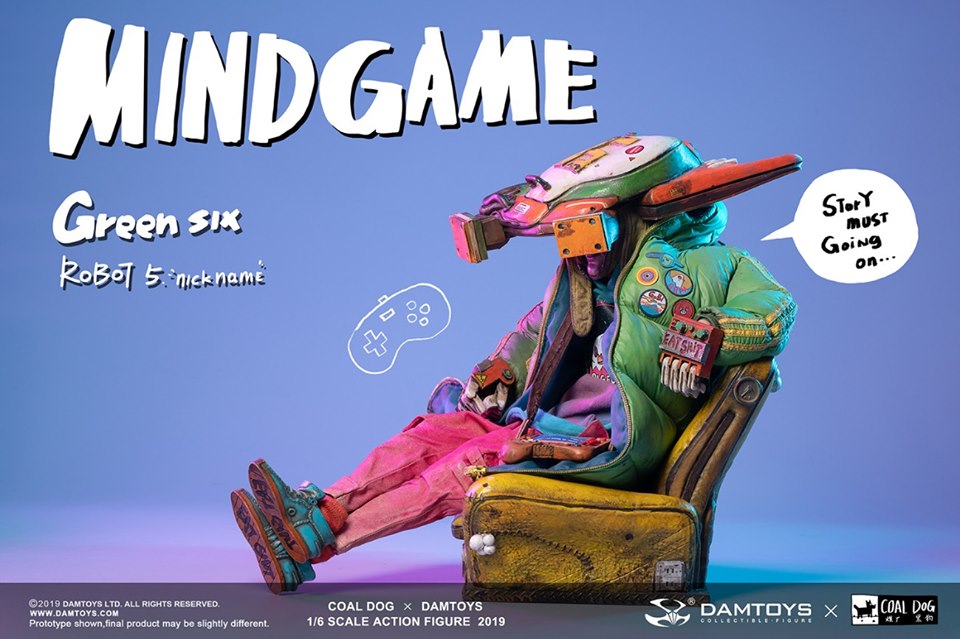 [สั่งจอง] Damtoys x Coal Dog ZP003 Mindgame series GREEN SIX 1/6 Action figure