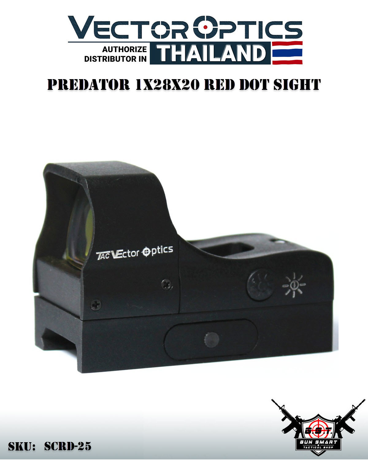 PREDATOR 1X28X20 RED DOT SIGHT