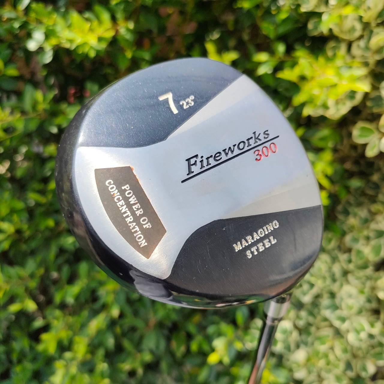 FW7 FIREWORKS 300 MARAGING STEEL องศา 23 ก้าน FIREWORK FLEX S หน้า MARAGING เด้งมาก ตีง่ายกว่าไฮบริด ตีแทนเหล็กยาวได้เลย