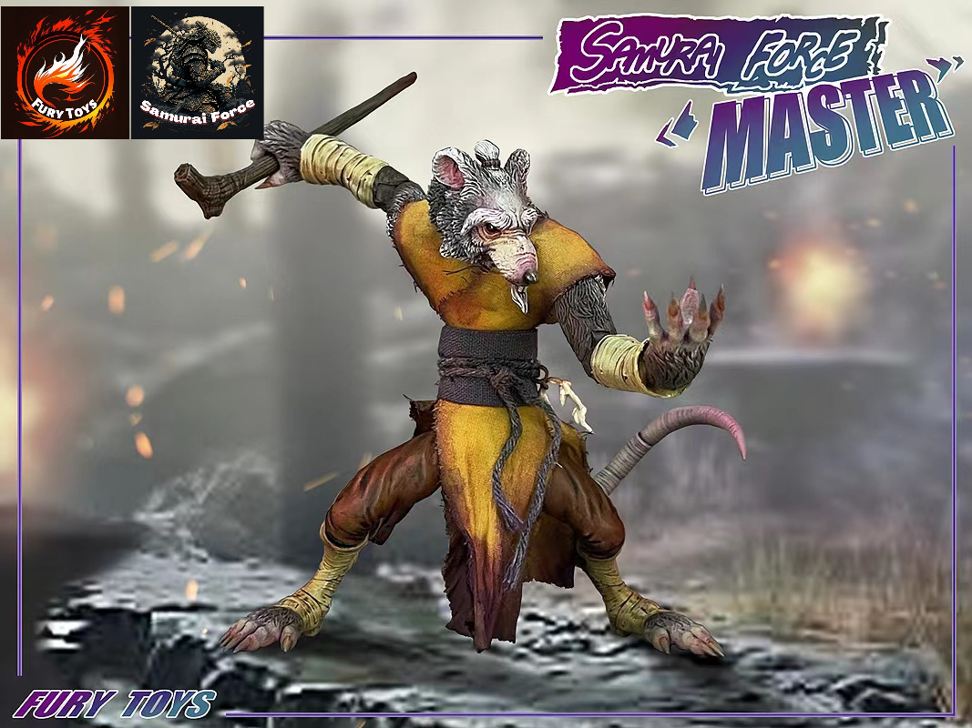 [พร้อมส่ง] Fury toys 1/12 : Samurai Force Wave 2 - The Master (อาจารย์หนู)