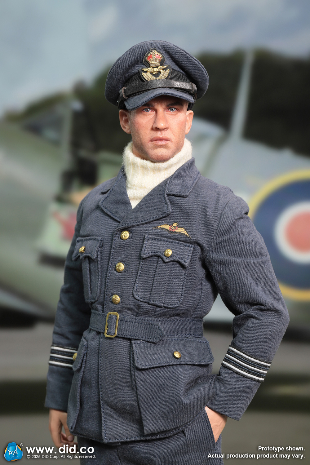 [สั่งจอง]DID K80187 1/6 : WWII British Pilot Squadron Leader – Tom