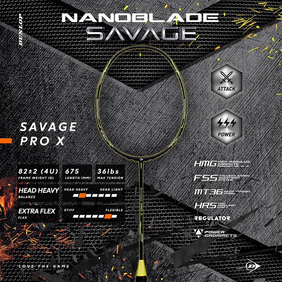 Dunlop Nanoblade Savage Pro X