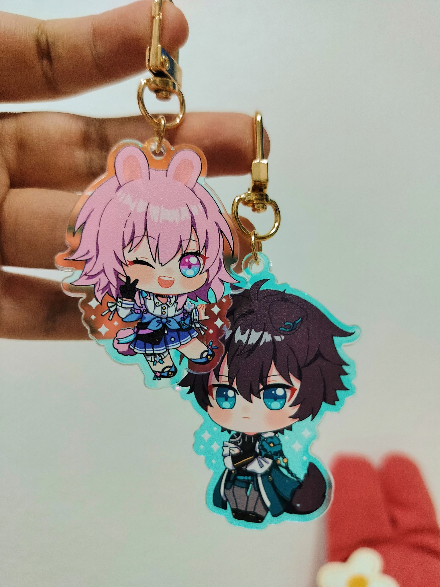 HSR Hologram Keychain & Standee & Glitter sticker