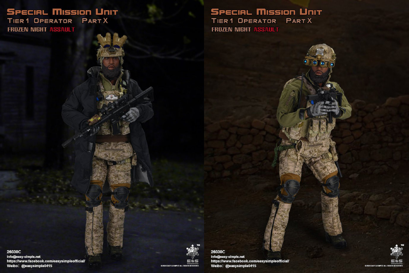 [สั่งจอง] Easy&Simple 26030C 1/6 Scale : Special Mission Unit Tier 1 Operat